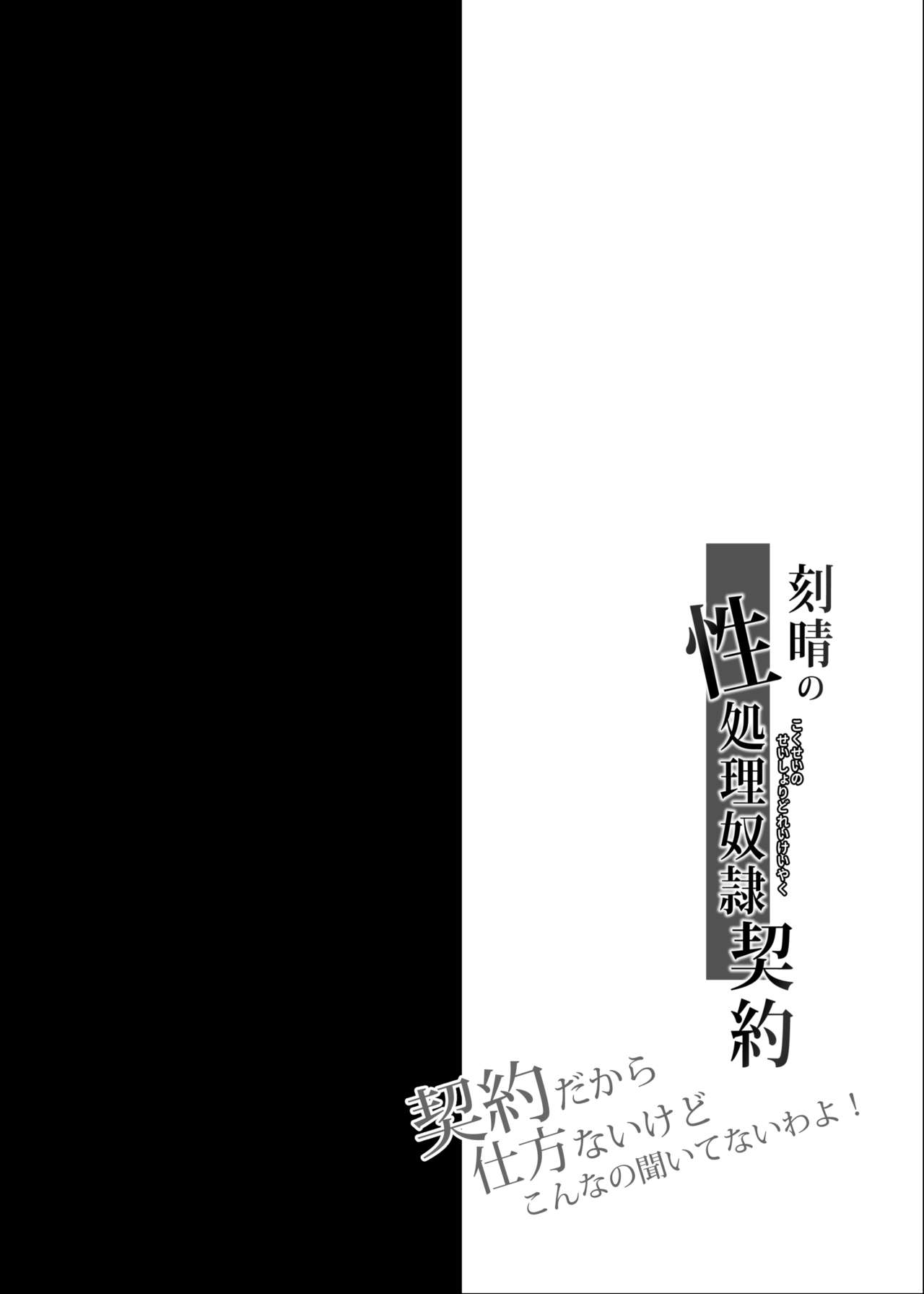 Kokusei no Seishori Dorei Keiyaku ~Keiyaku dakaratte Konna no Kiite nai wa yo!~ page 3