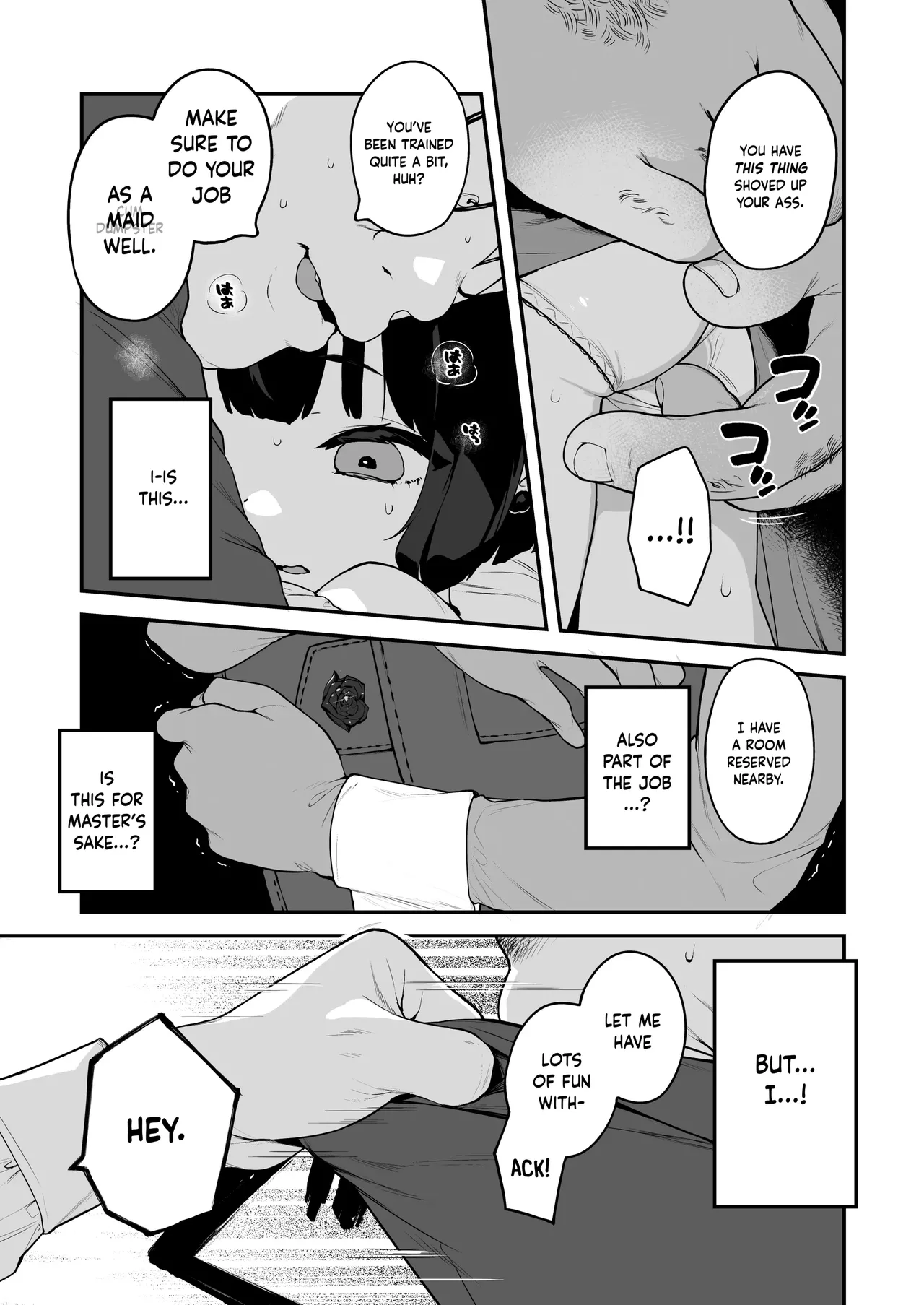 Komomo is a Loli Maid Cum Dump With All Holes Only for Her Master page 35