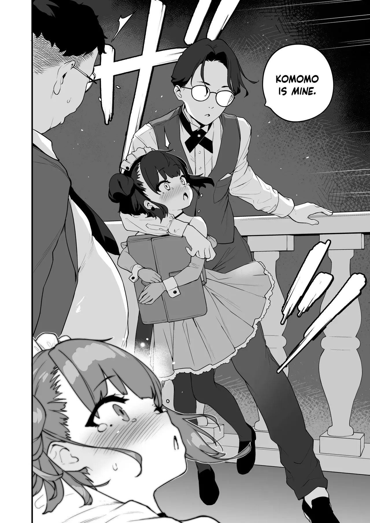 Komomo is a Loli Maid Cum Dump With All Holes Only for Her Master page 36