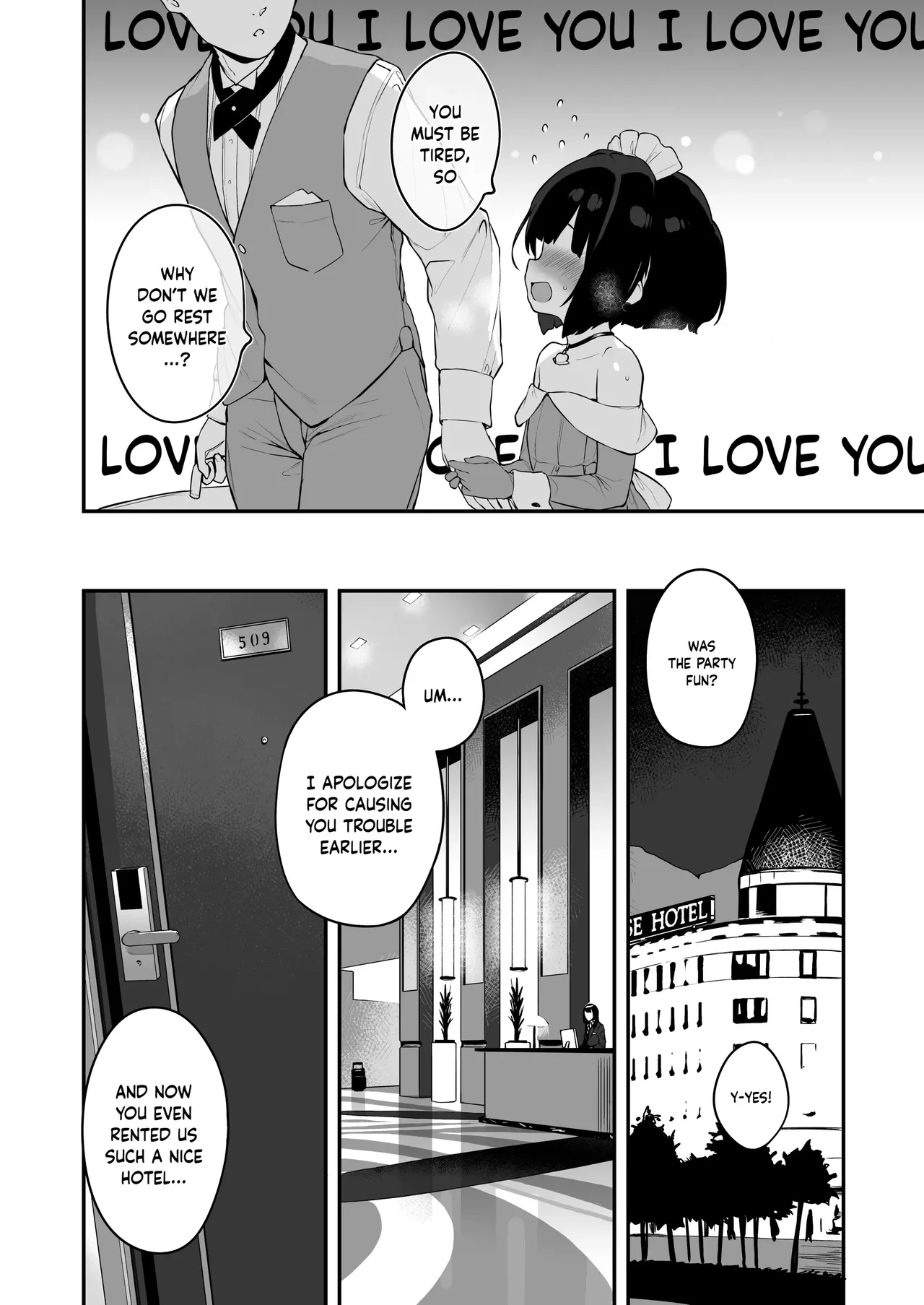 Komomo is a Loli Maid Cum Dump With All Holes Only for Her Master page 38