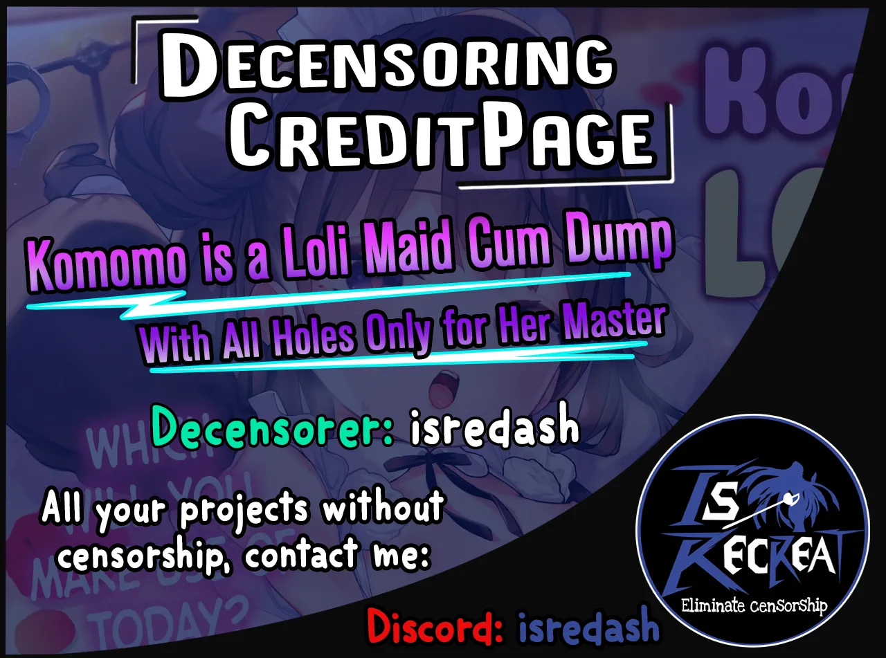 Komomo is a Loli Maid Cum Dump With All Holes Only for Her Master page 57
