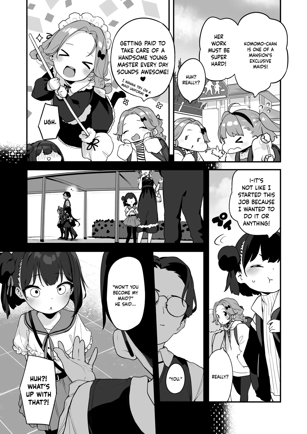 Komomo is a Loli Maid Cum Dump With All Holes Only for Her Master page 9