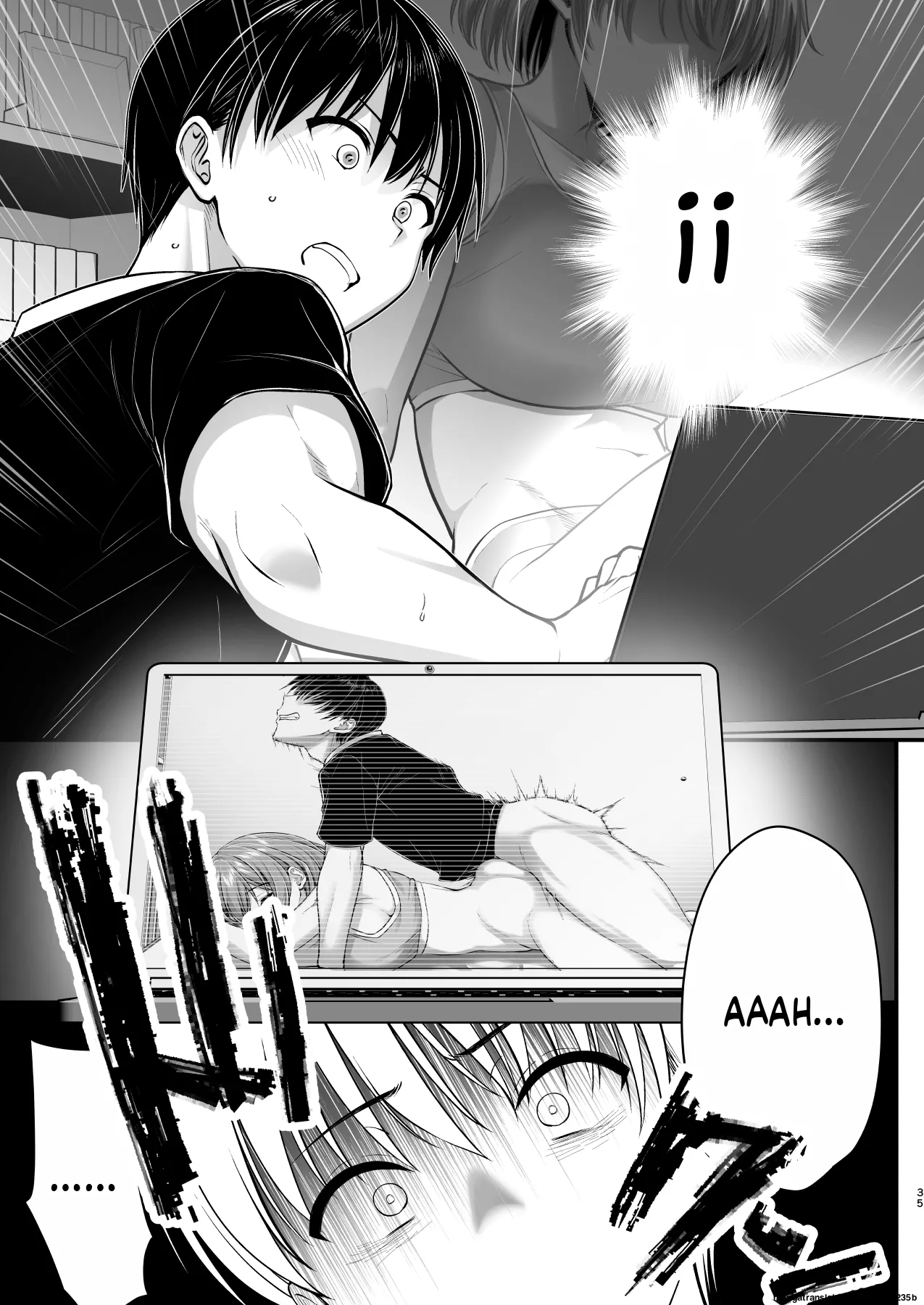 Kon'na Sukebena Karada de Hahaoya wa Muridaro! Muboubi sugiru Haha de Nuki makuru Hibi Remake page 35