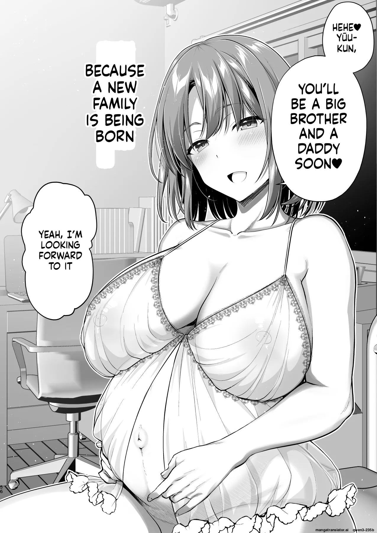 Kon'na Sukebena Karada de Hahaoya wa Muridaro! Muboubi sugiru Haha de Nuki makuru Hibi Remake page 56