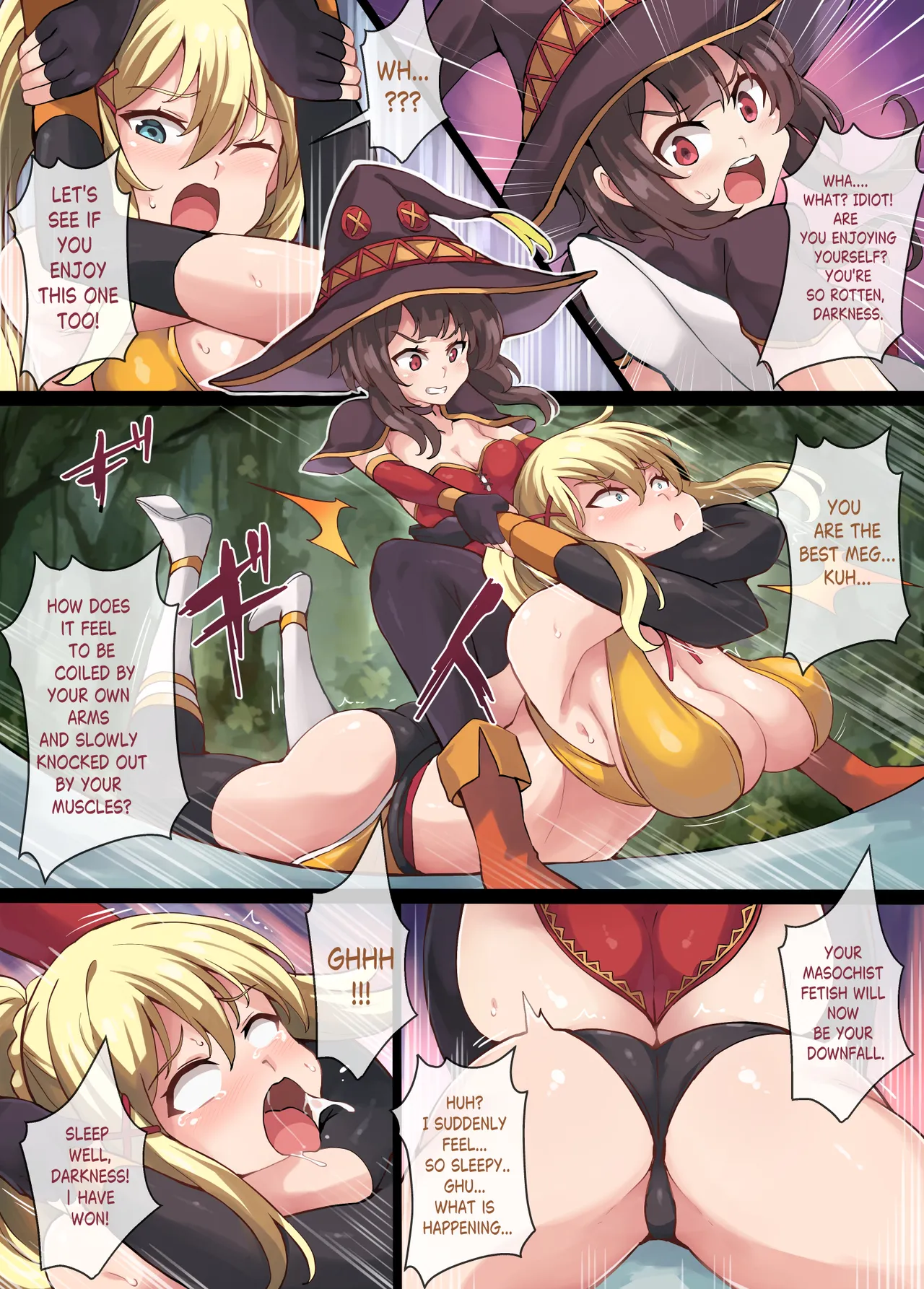 Kono Subarashii Wrestle Quest! page 14