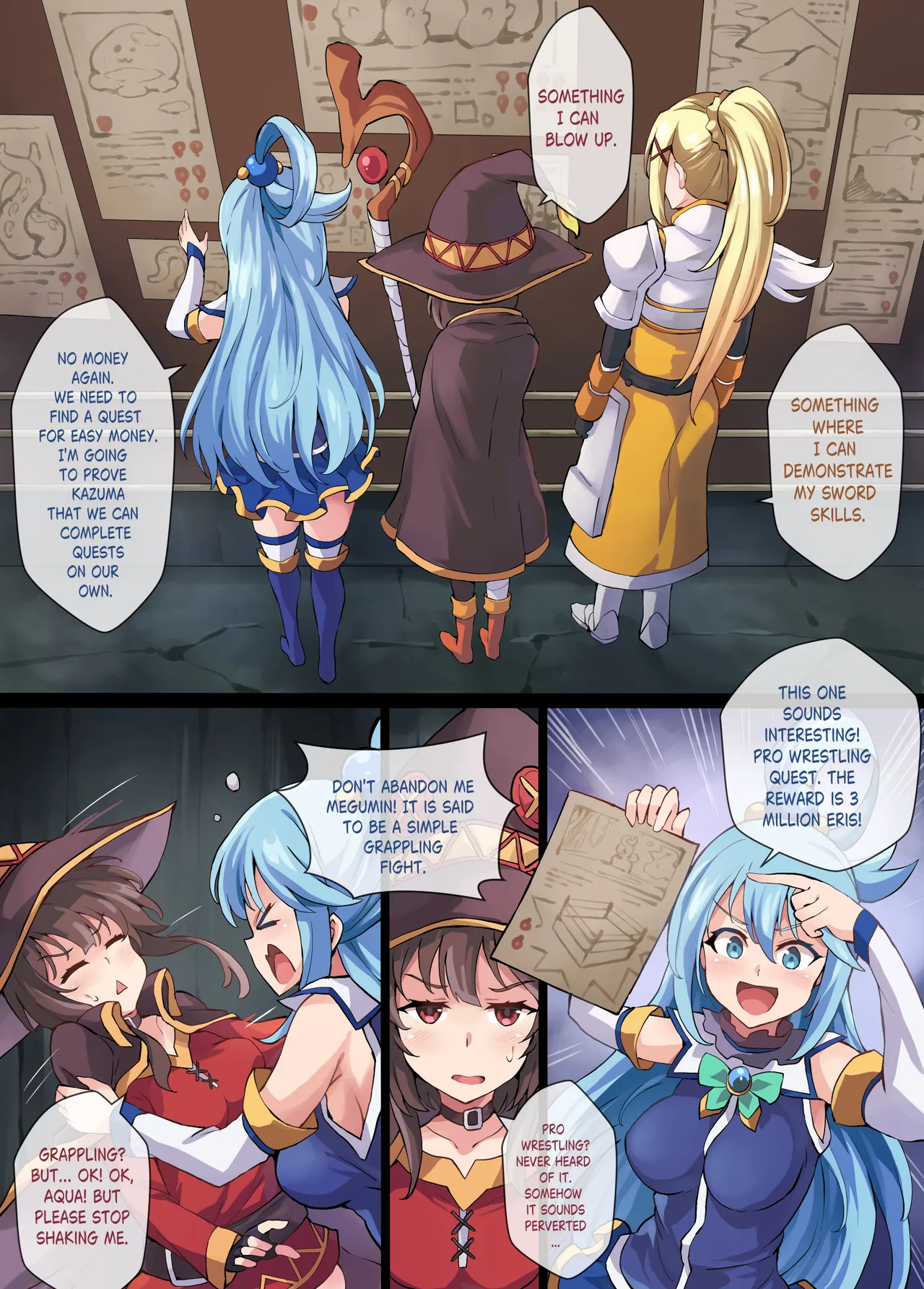 Kono Subarashii Wrestle Quest! page 3
