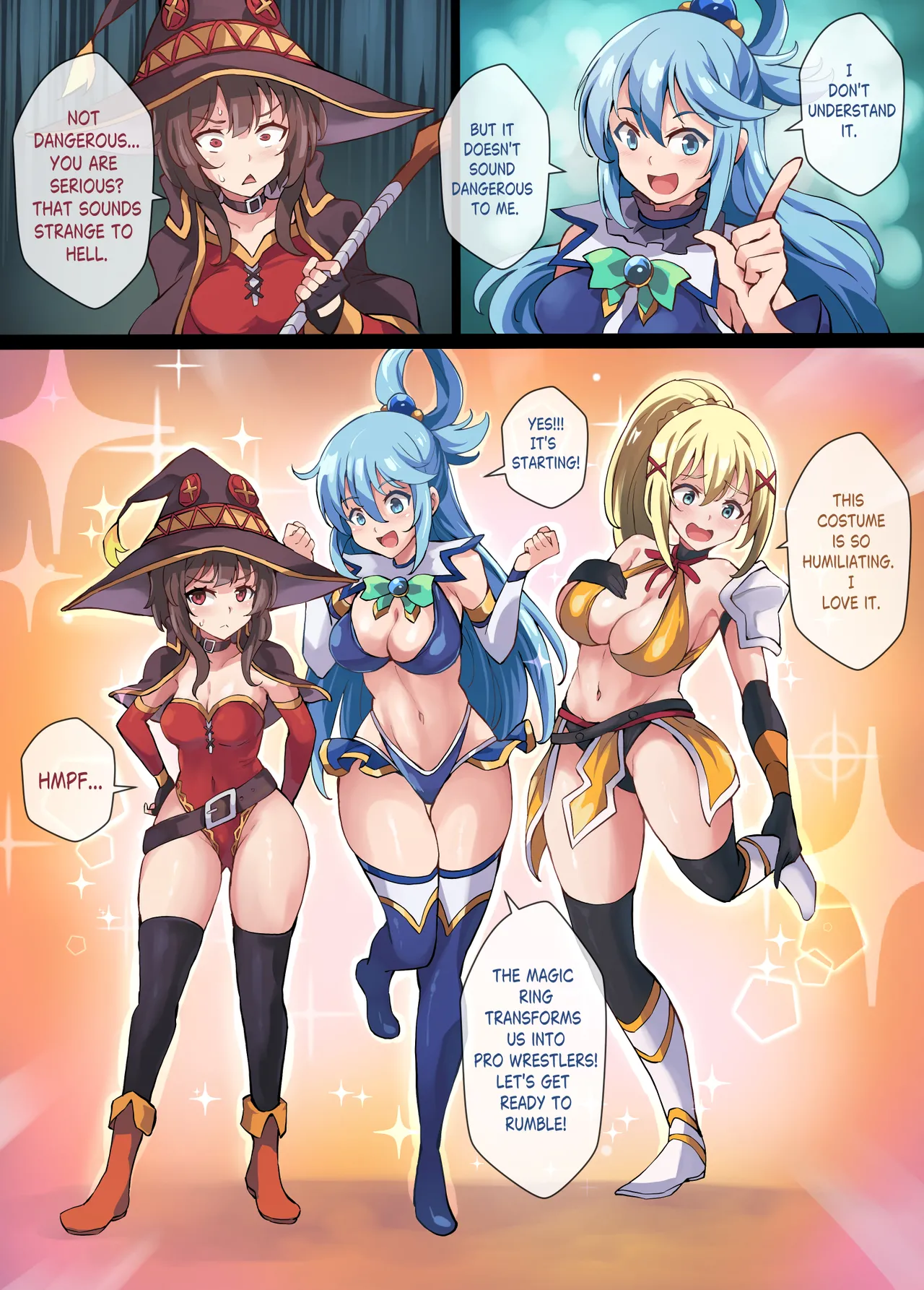 Kono Subarashii Wrestle Quest! page 7