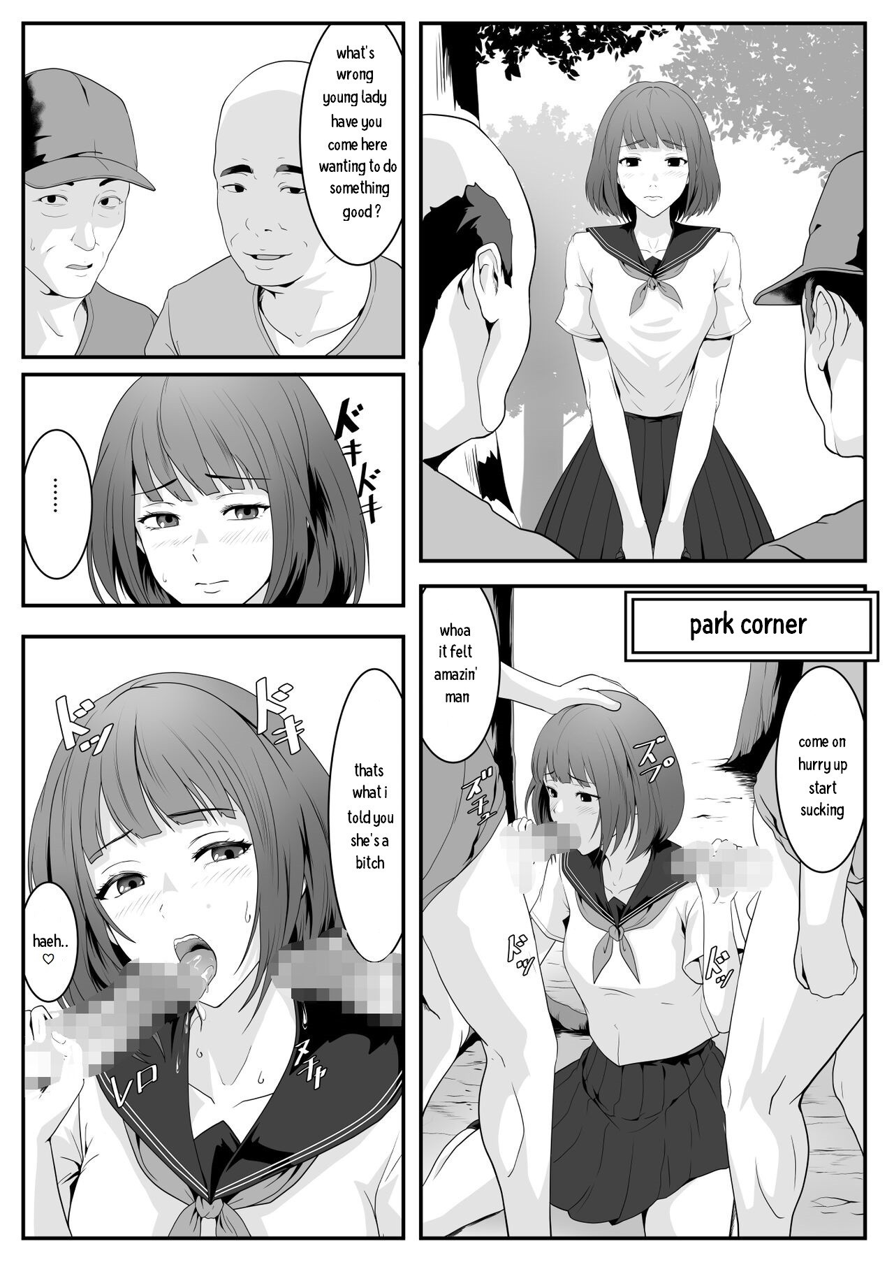 Kouen no Oji-san-tachi ni Moteasobaretai page 24