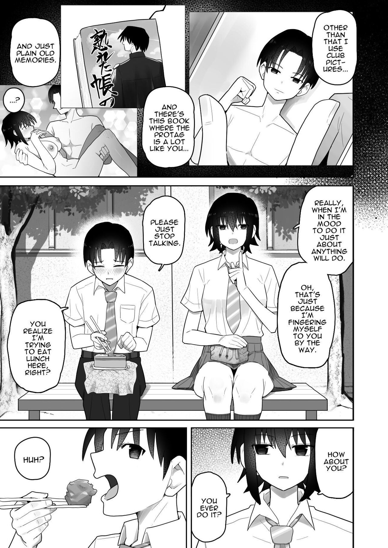 Koushinchou de Namaiki na Kouhai ga Jitsu wa Kojirase Dosukebe de, Boku no Koto ga Daisuki datta Hanashi page 38