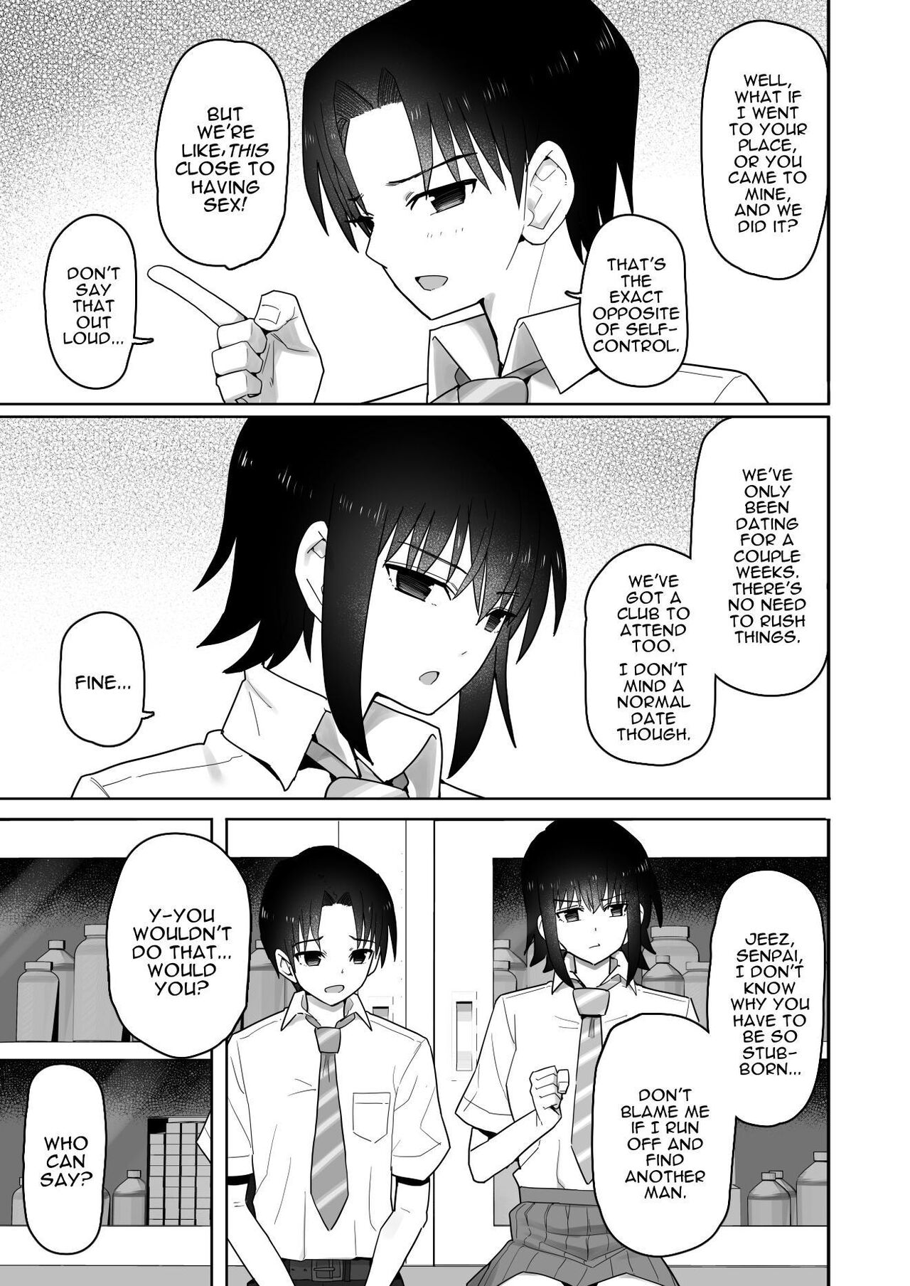 Koushinchou de Namaiki na Kouhai ga Jitsu wa Kojirase Dosukebe de, Boku no Koto ga Daisuki datta Hanashi page 56