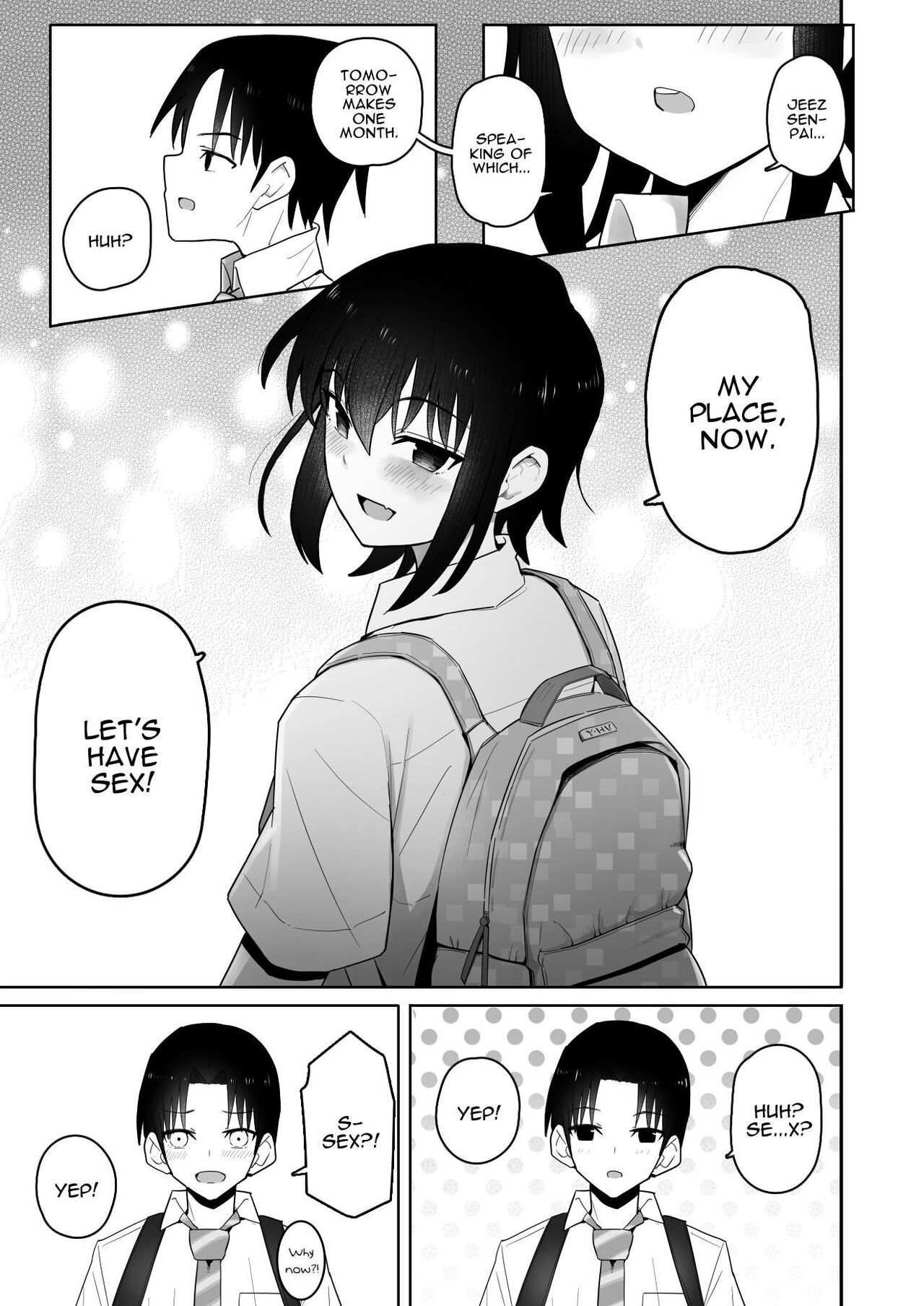Koushinchou de Namaiki na Kouhai ga Jitsu wa Kojirase Dosukebe de, Boku no Koto ga Daisuki datta Hanashi page 64