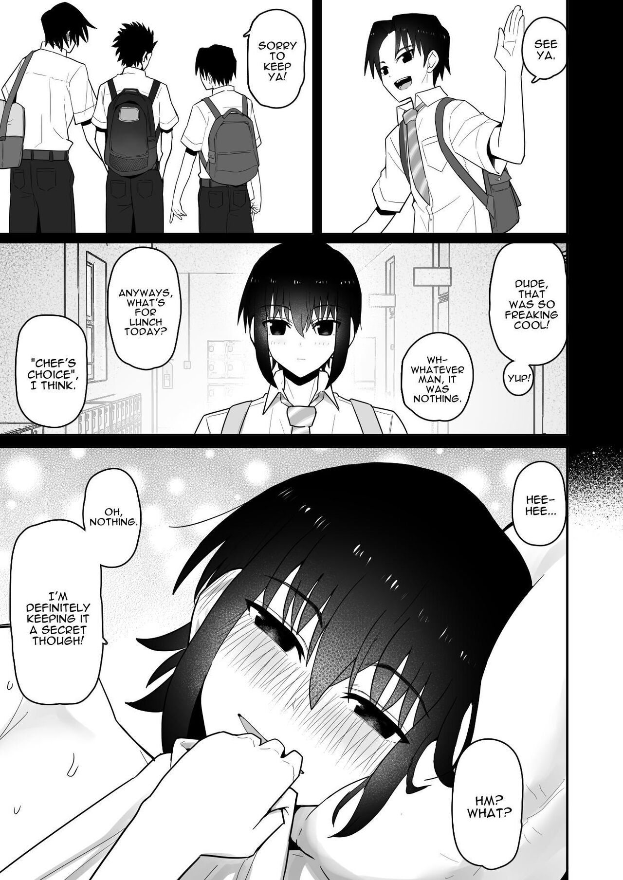 Koushinchou de Namaiki na Kouhai ga Jitsu wa Kojirase Dosukebe de, Boku no Koto ga Daisuki datta Hanashi page 96