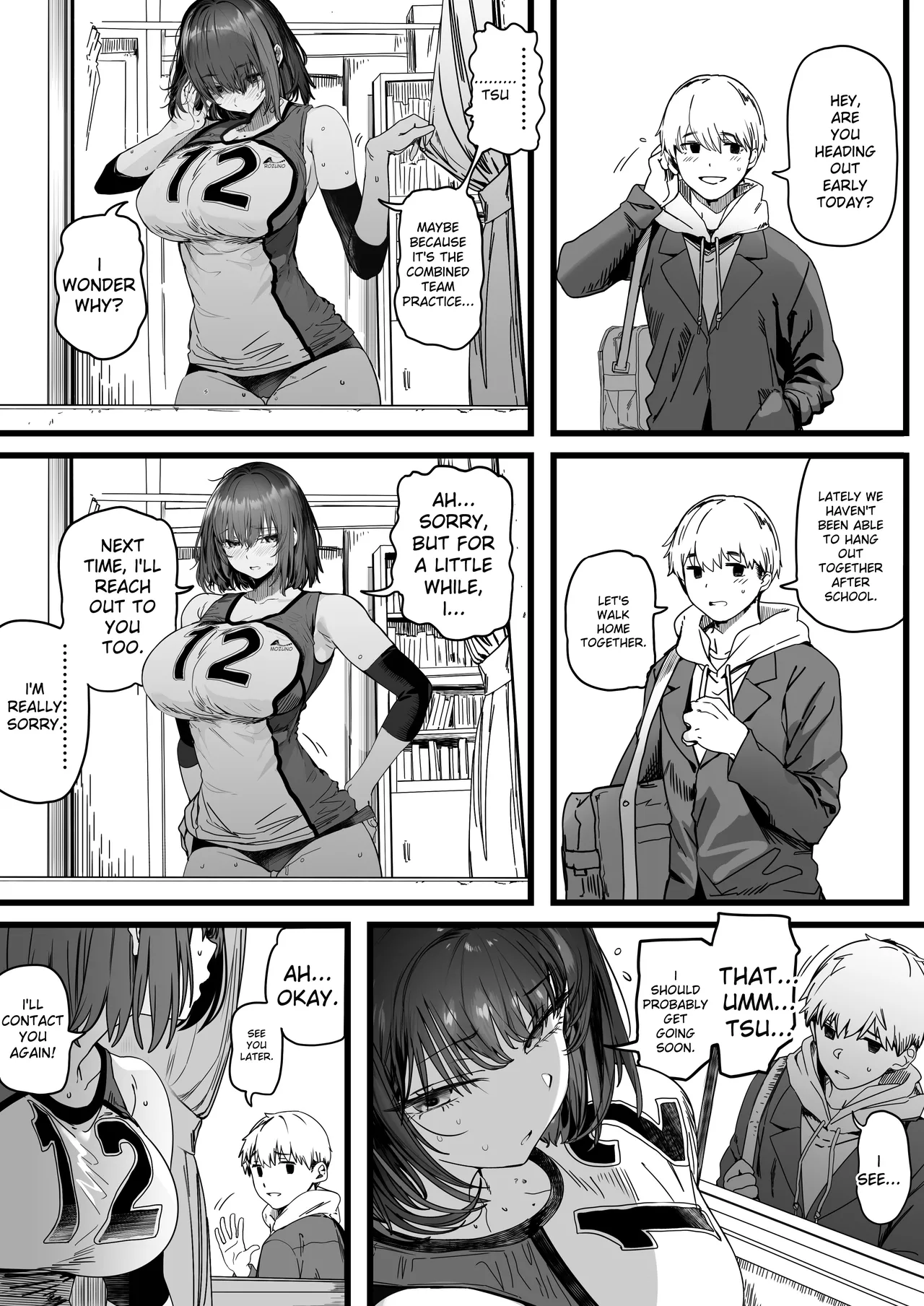 Koushinchou Volley-bu no Seisokei Kanojo ga Senpai no Mono ni Natte Shimau Ichibushijuu 2 page 70