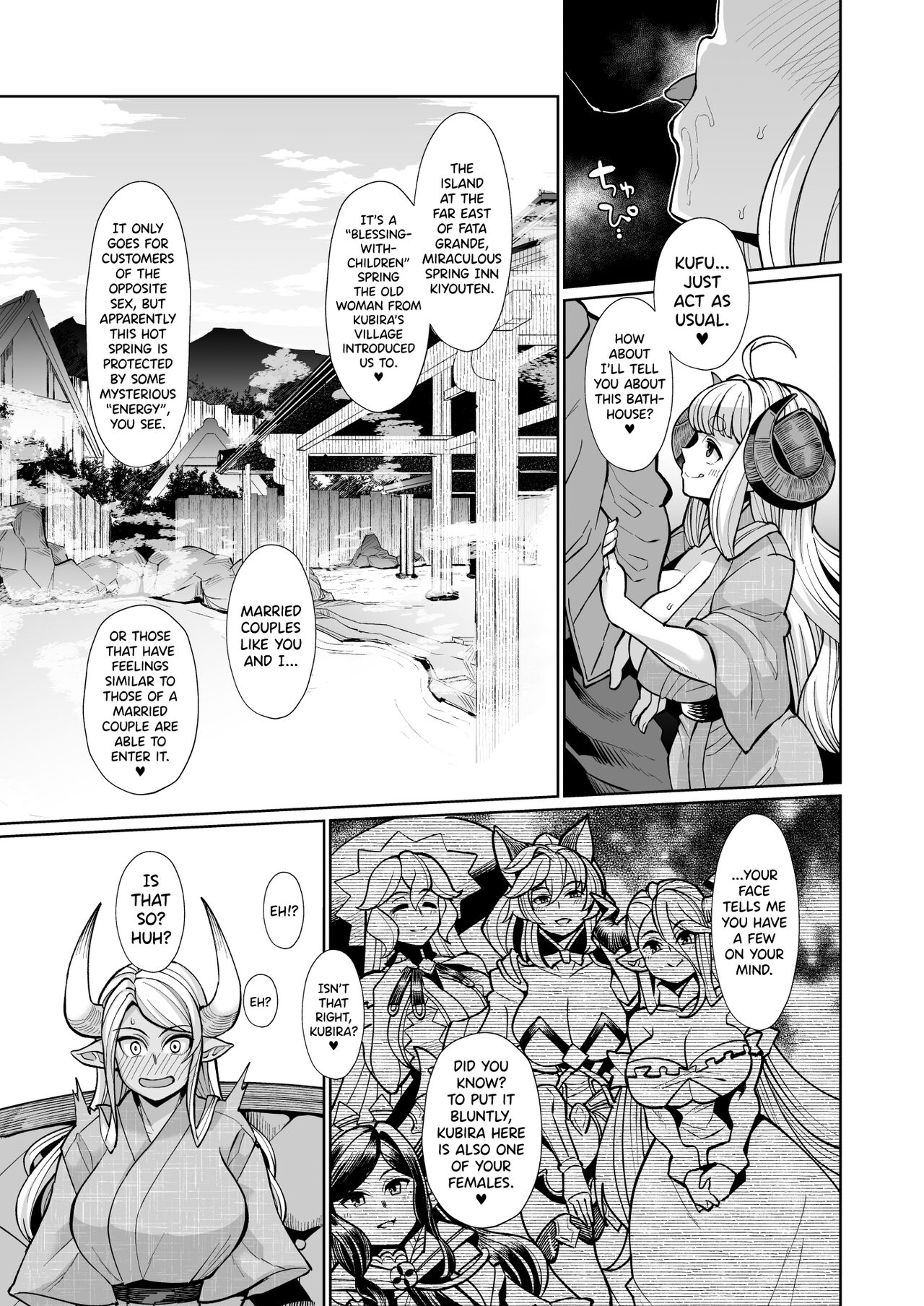 Kubi-Anila's Sex at the "Blessing-With-Children" Onsen Part One page 8