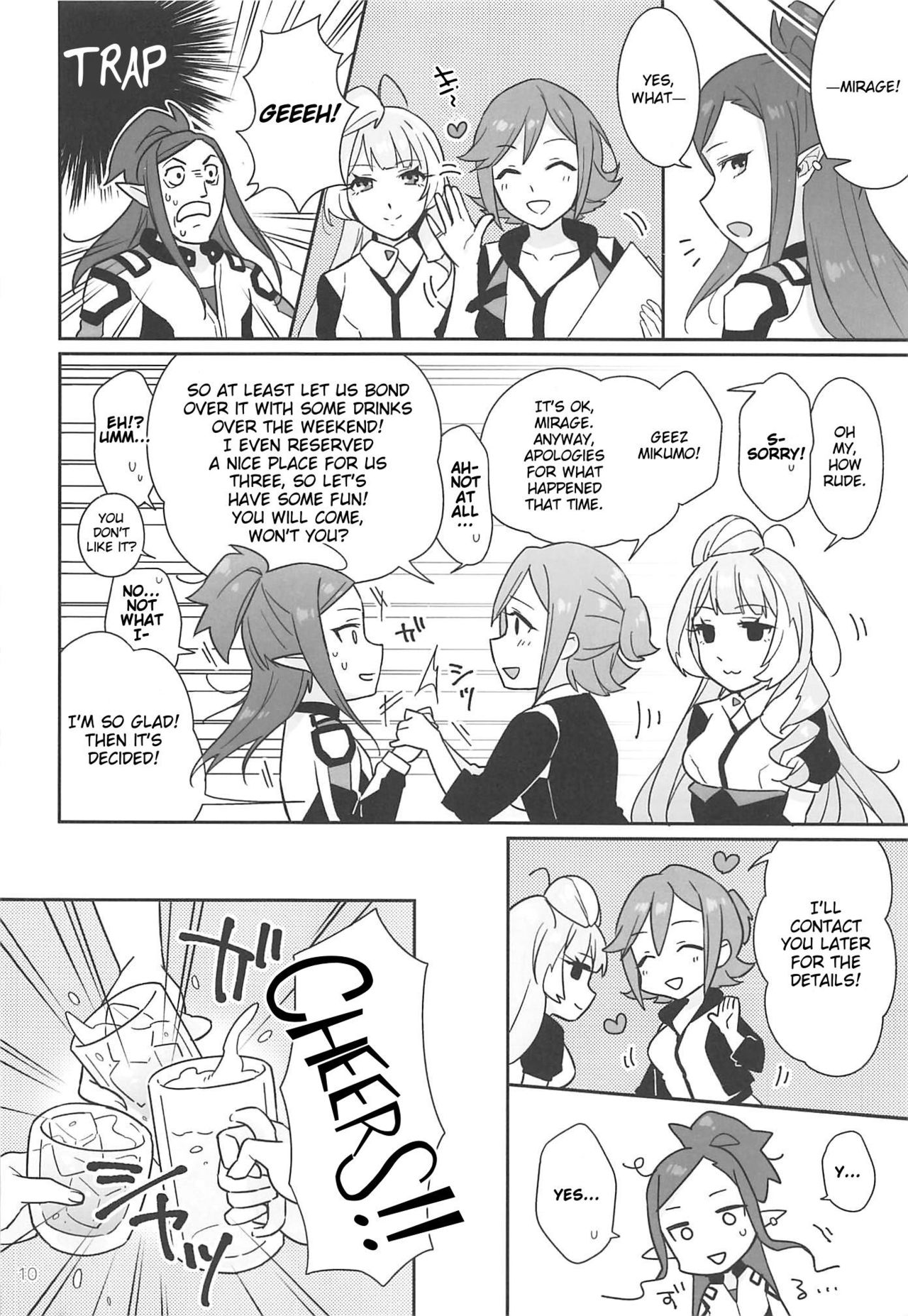 KumoKanaMira Won't Stop page 9