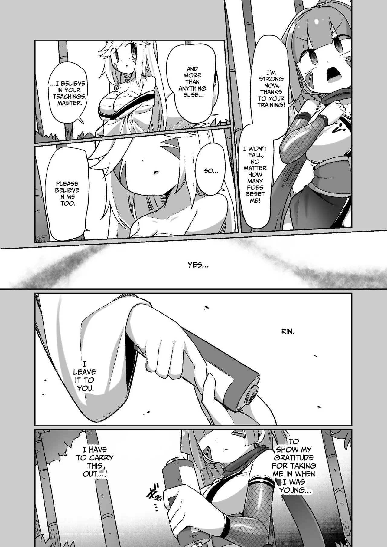 Kunoichi Rin’s Loser Training ~The Five Nodes and her Greatest Weakness~ page 19