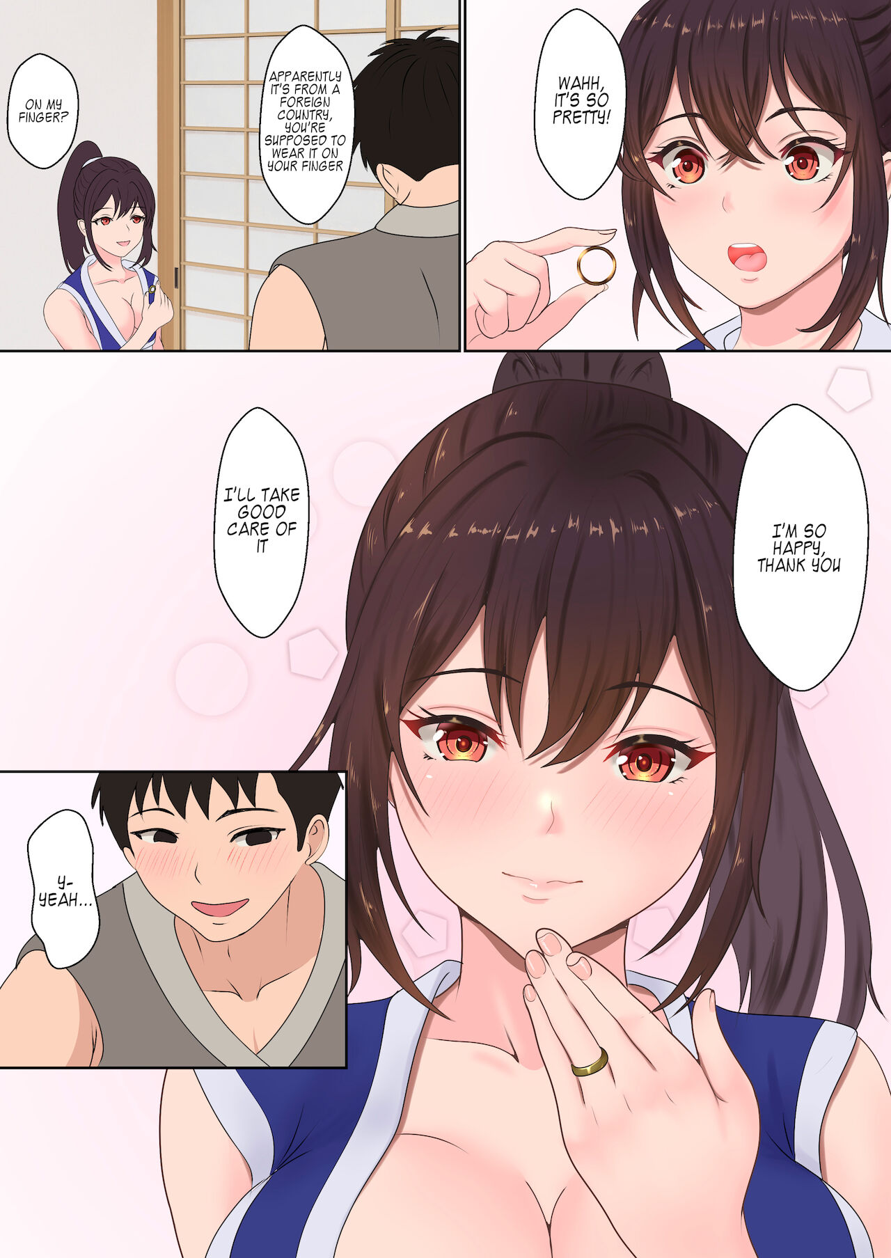 Kunoichi Yotogi Shugyou ~Shugyou Aite wa Boku no Ani deshita~ page 8