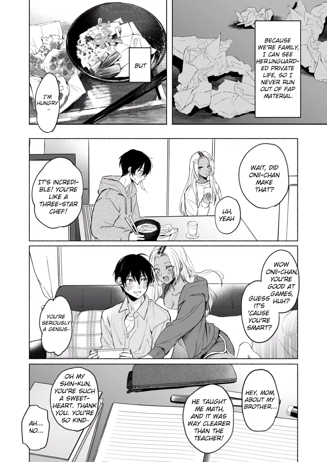 Kuro Gal Kyonyuu Gimai wa Boku o Yasashiku Sakusei Shitai page 11