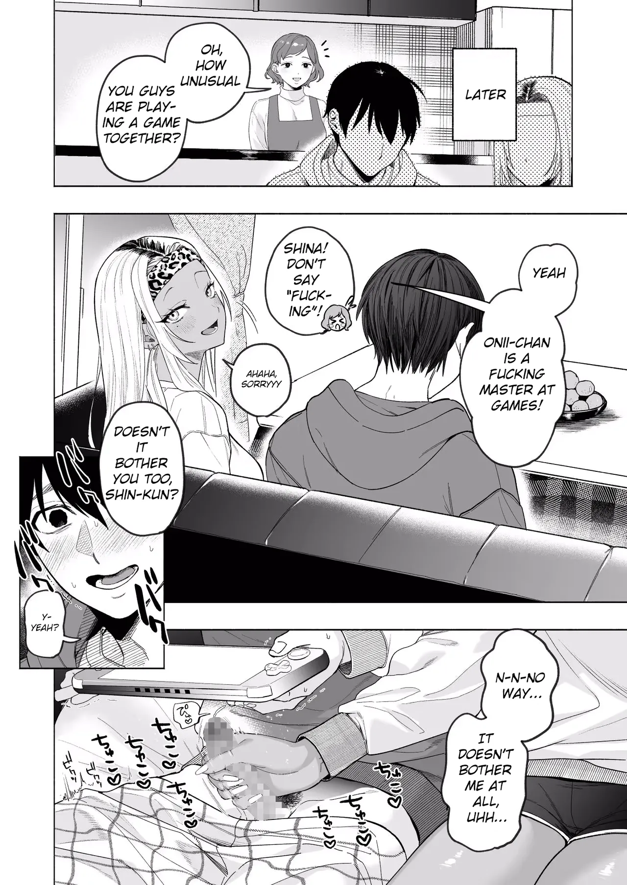 Kuro Gal Kyonyuu Gimai wa Boku o Yasashiku Sakusei Shitai page 21