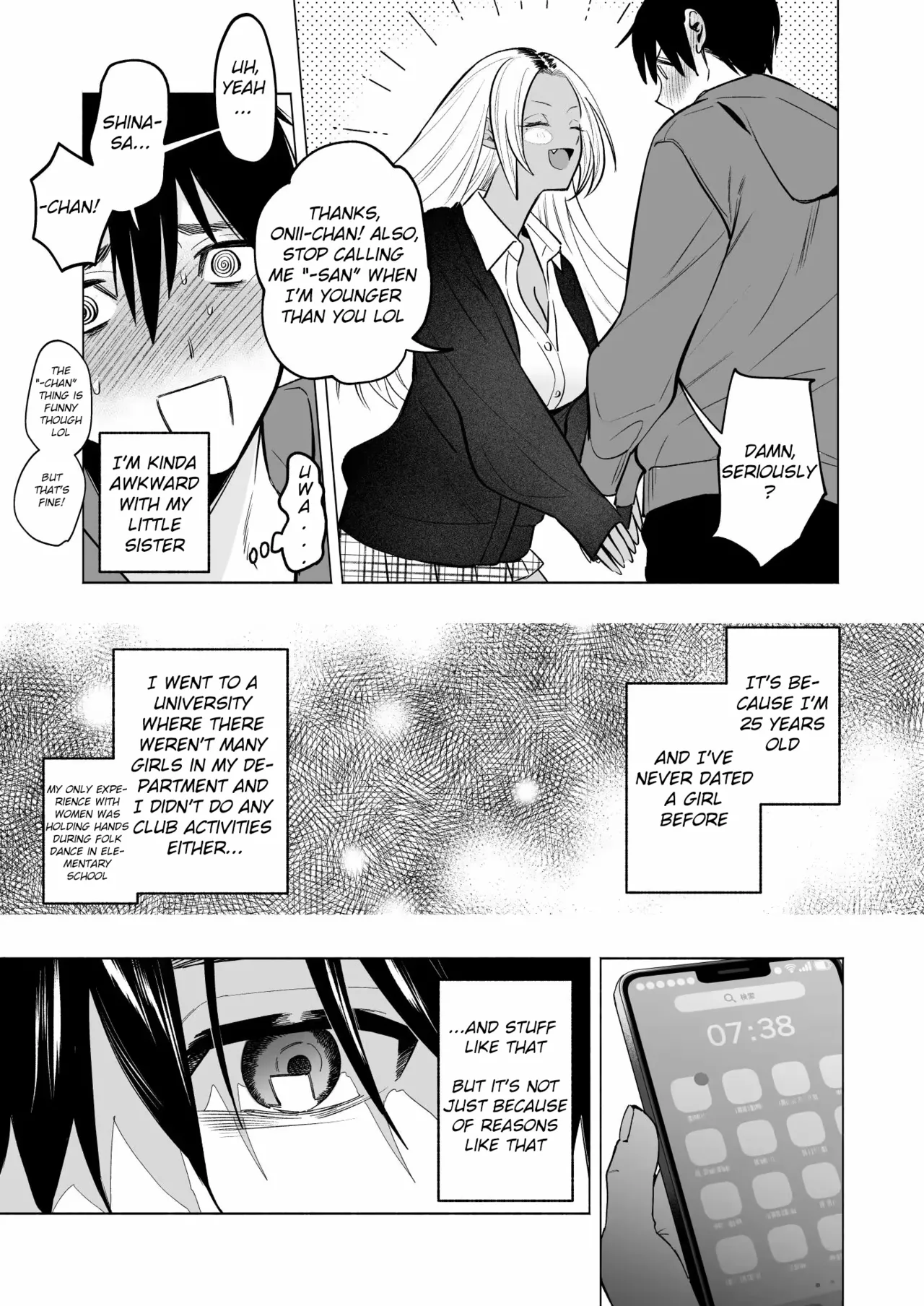 Kuro Gal Kyonyuu Gimai wa Boku o Yasashiku Sakusei Shitai page 6