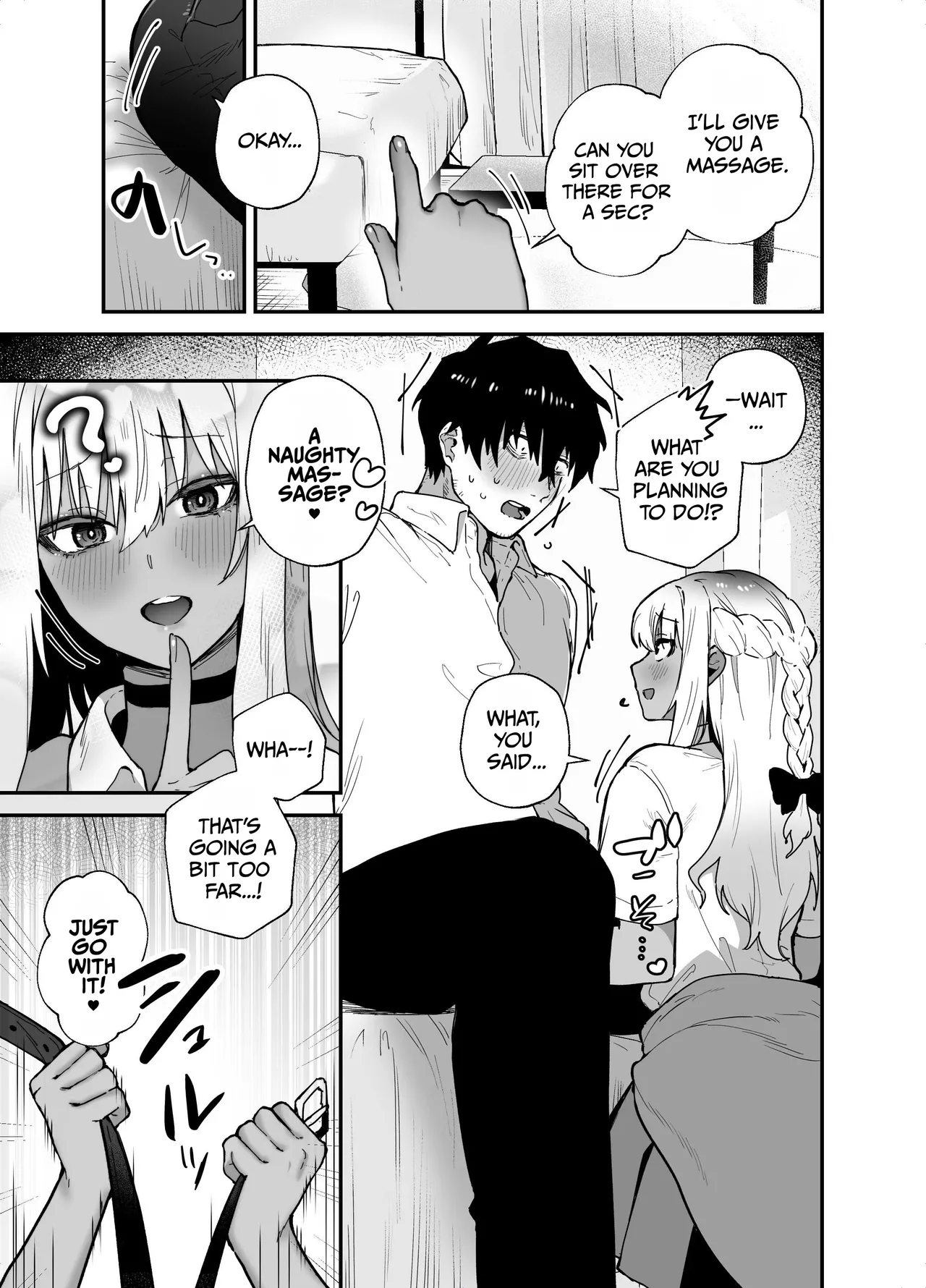 Kuro Gal no Ongaeshi -Shachiku Oji ga Kasshoku Kyonyuu Gal o Nanpa kara Tasuketara Icha Love Junai Koubi shita Hanashi- page 19