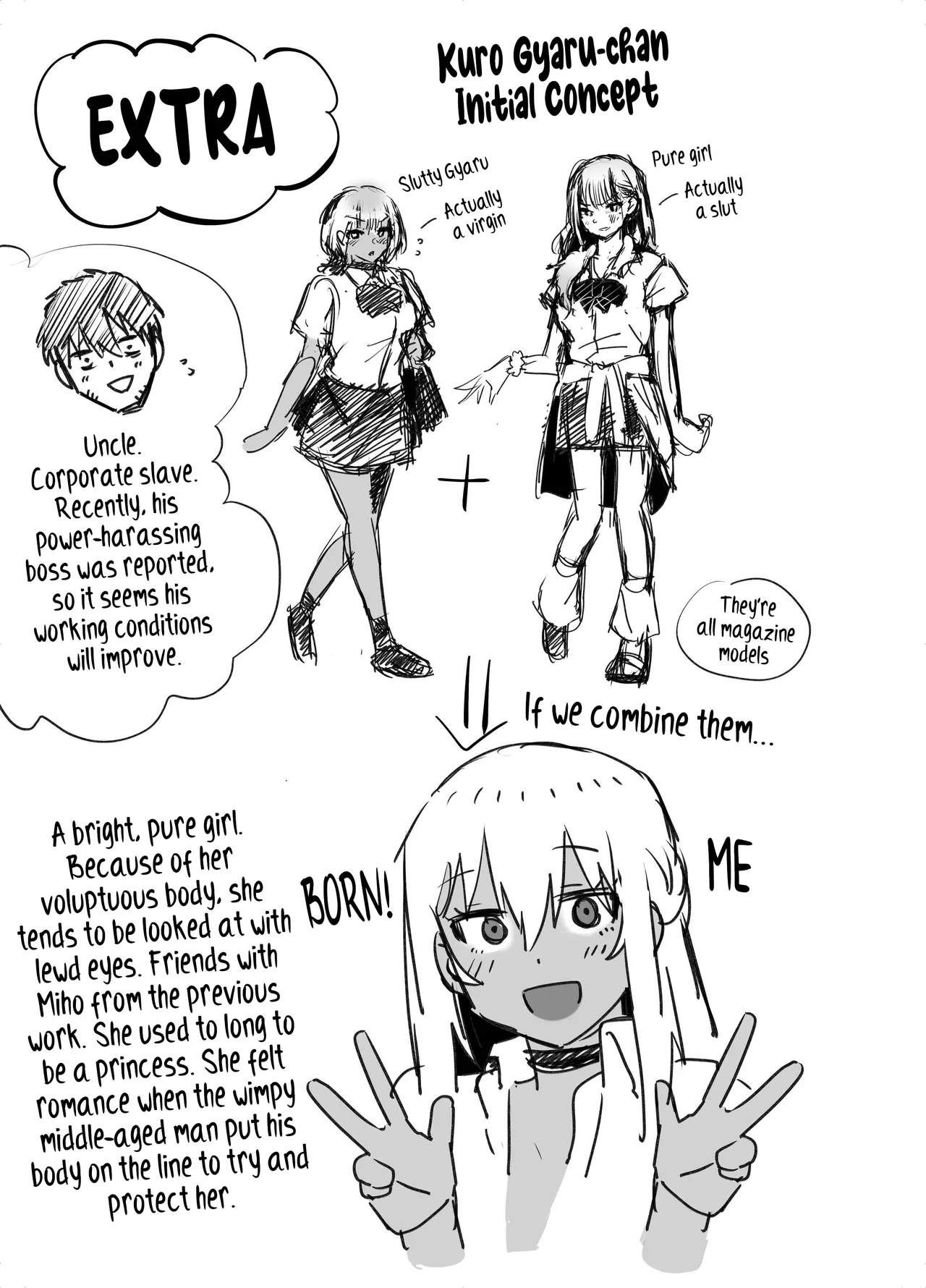 Kuro Gal no Ongaeshi -Shachiku Oji ga Kasshoku Kyonyuu Gal o Nanpa kara Tasuketara Icha Love Junai Koubi shita Hanashi- page 57