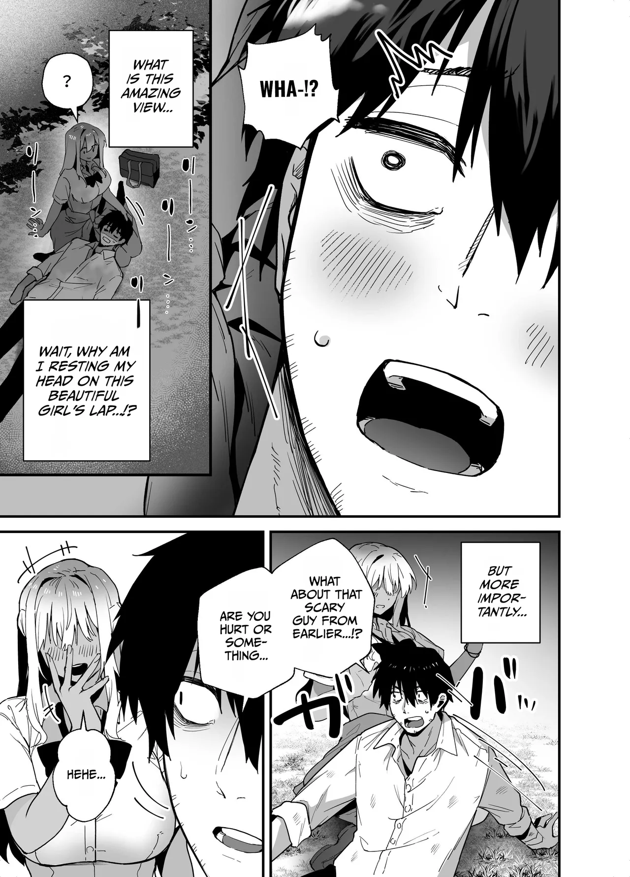 Kuro Gal no Ongaeshi -Shachiku Oji ga Kasshoku Kyonyuu Gal o Nanpa kara Tasuketara Icha Love Junai Koubi shita Hanashi- page 9