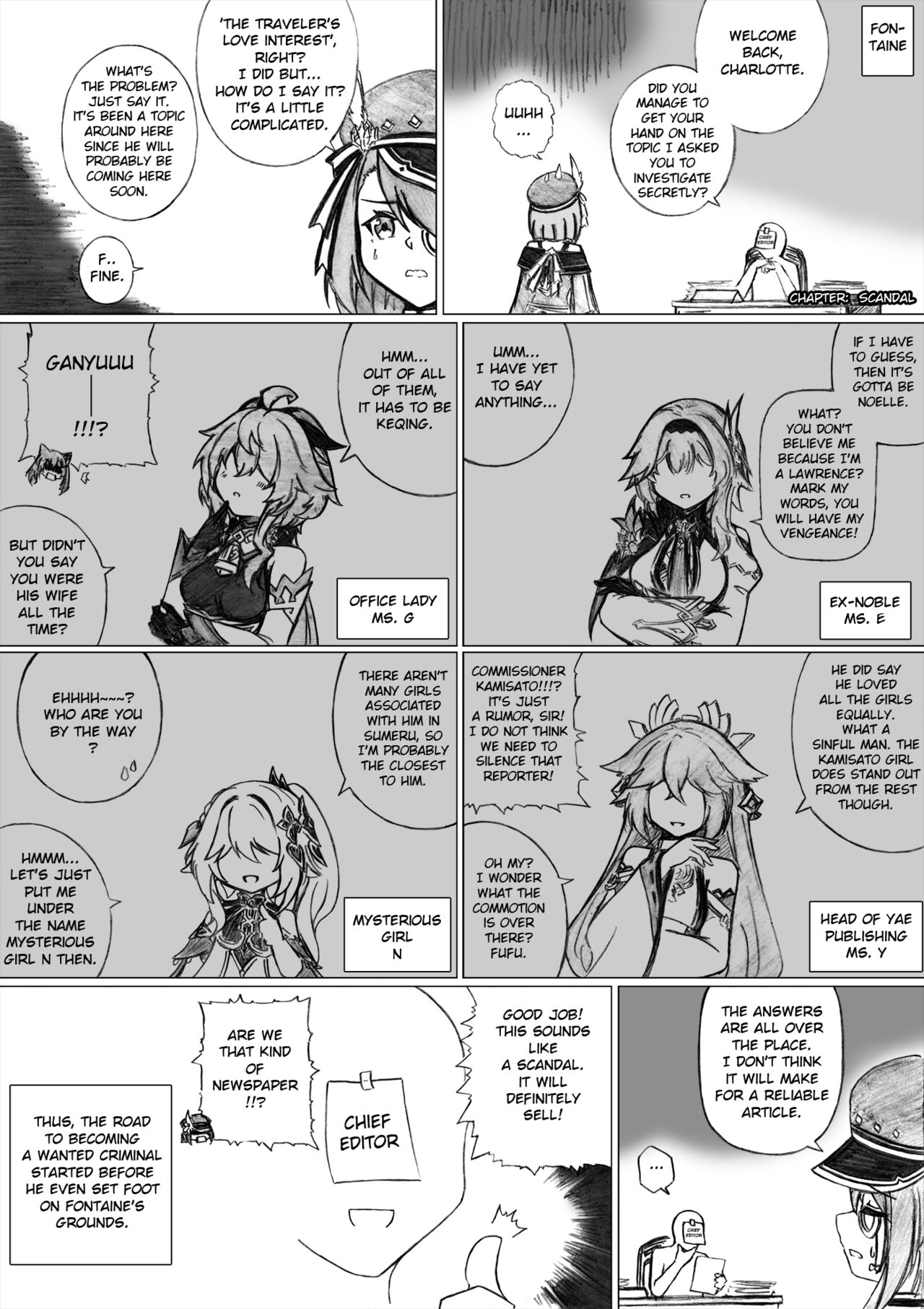 KuroCrimson Genshin Impact Manga Vol 6 page 23
