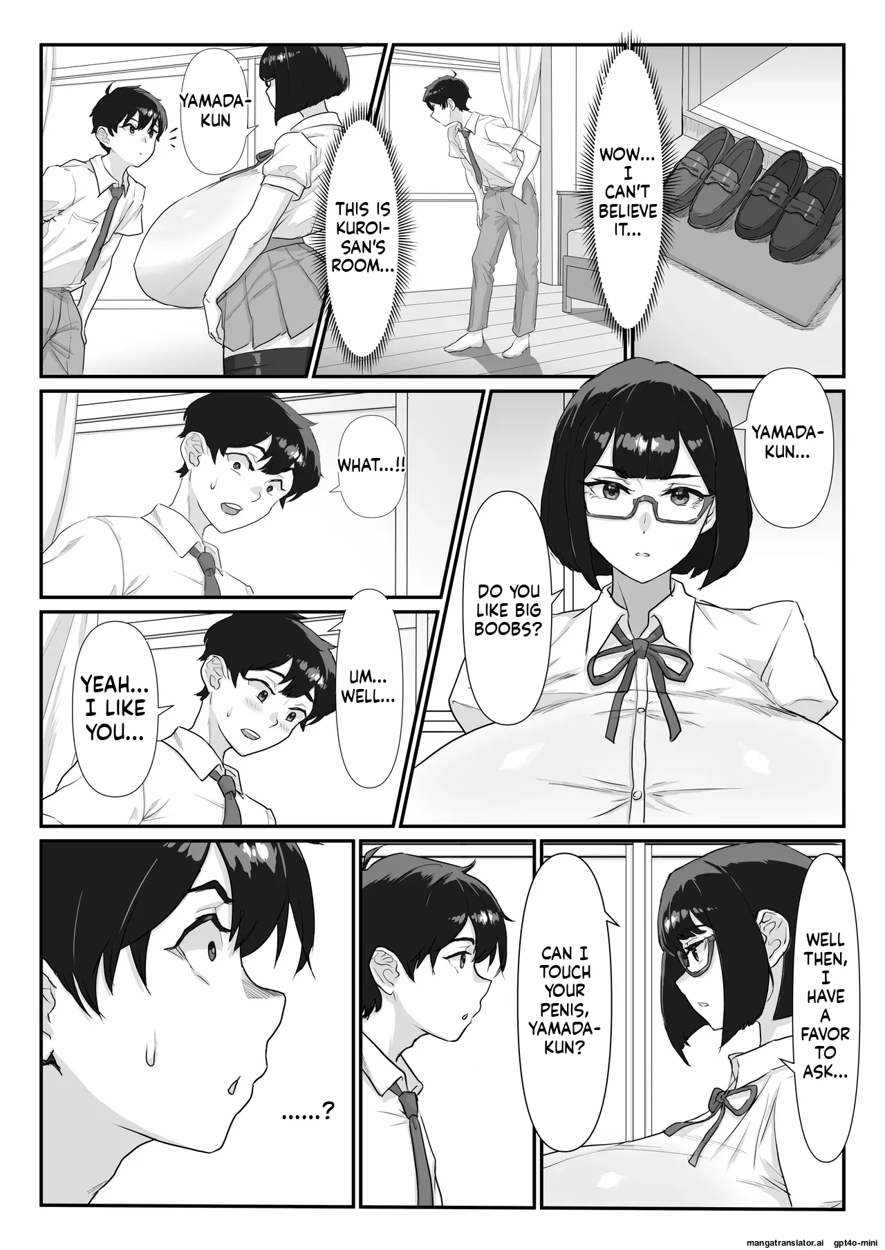 Kuroi-san Can't Hide It! page 8