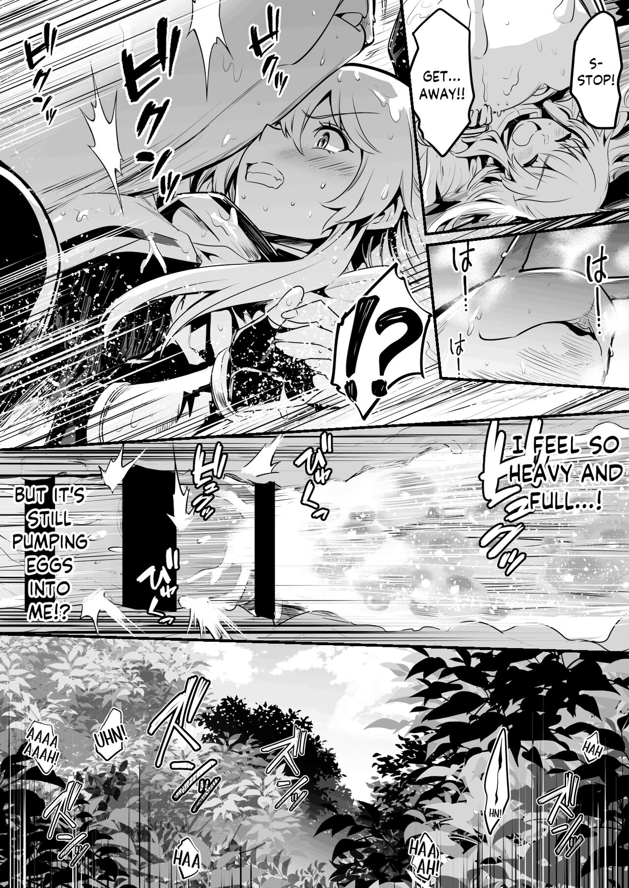 Kyodai Namekuji ni Sentouchuu Suki o Tsukarete Oshitaosarete Shimai, Koubi o Sarete Tamago to Seieki ga Majitta Mono o Chitsunai Ippai ni Sanran Sarete Shimau Boukensha-chan page 5