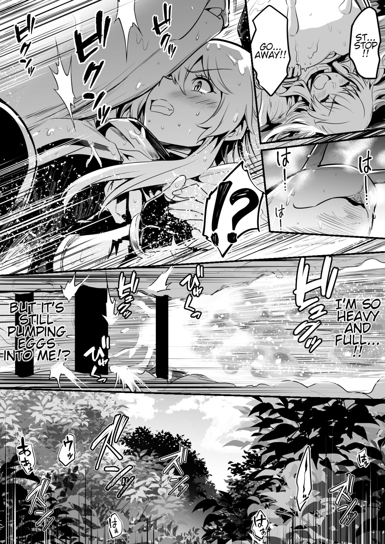 Kyodai Namekuji ni Sentouchuu Suki o Tsukarete Oshitaosarete Shimai, Koubi o Sarete Tamago to Seieki ga Majitta Mono o Chitsunai Ippai ni Sanran Sarete Shimau Boukensha-chan page 5