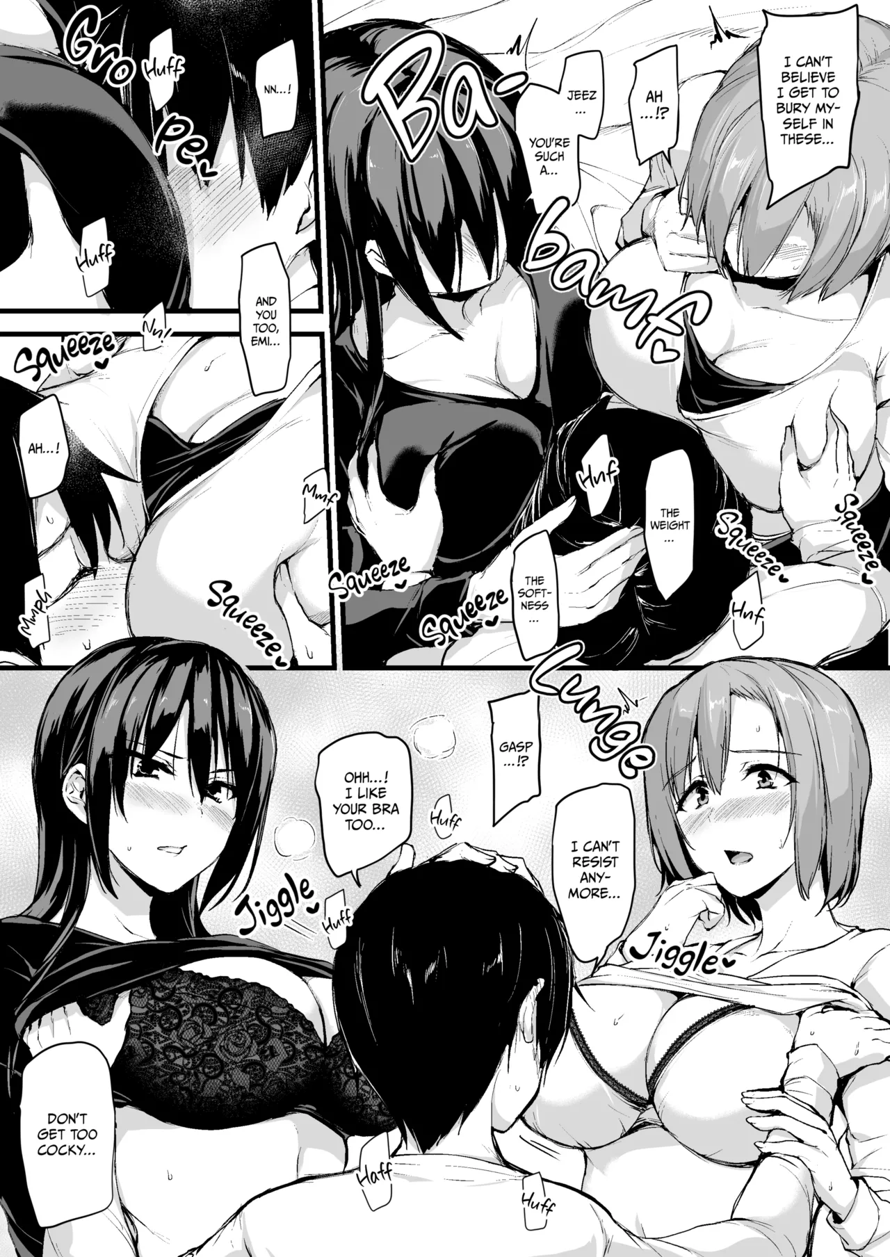 Kyonyuu Ga Futariinai To Bokkishinai Otto No Tame Ni Tomodachi O Tsuretekita Tsuma Chapter 1-3 page 10