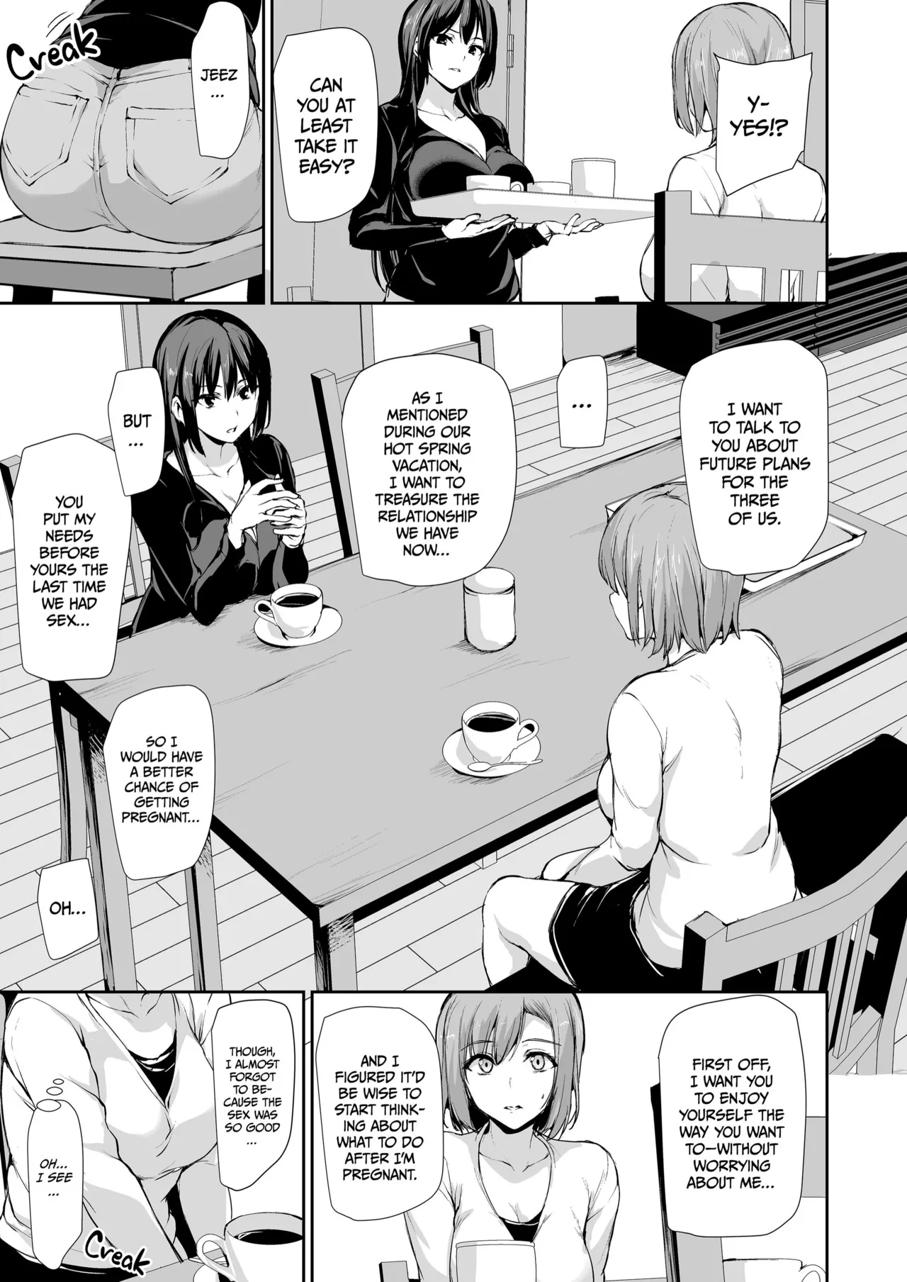 Kyonyuu Ga Futariinai To Bokkishinai Otto No Tame Ni Tomodachi O Tsuretekita Tsuma Chapter 1-3 page 144