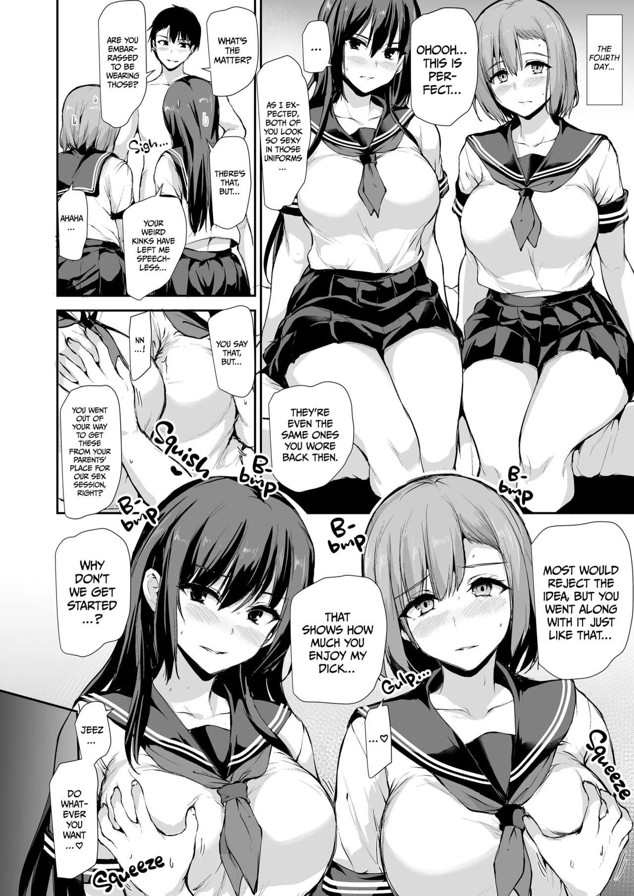 Kyonyuu Ga Futariinai To Bokkishinai Otto No Tame Ni Tomodachi O Tsuretekita Tsuma Chapter 1-3 page 177