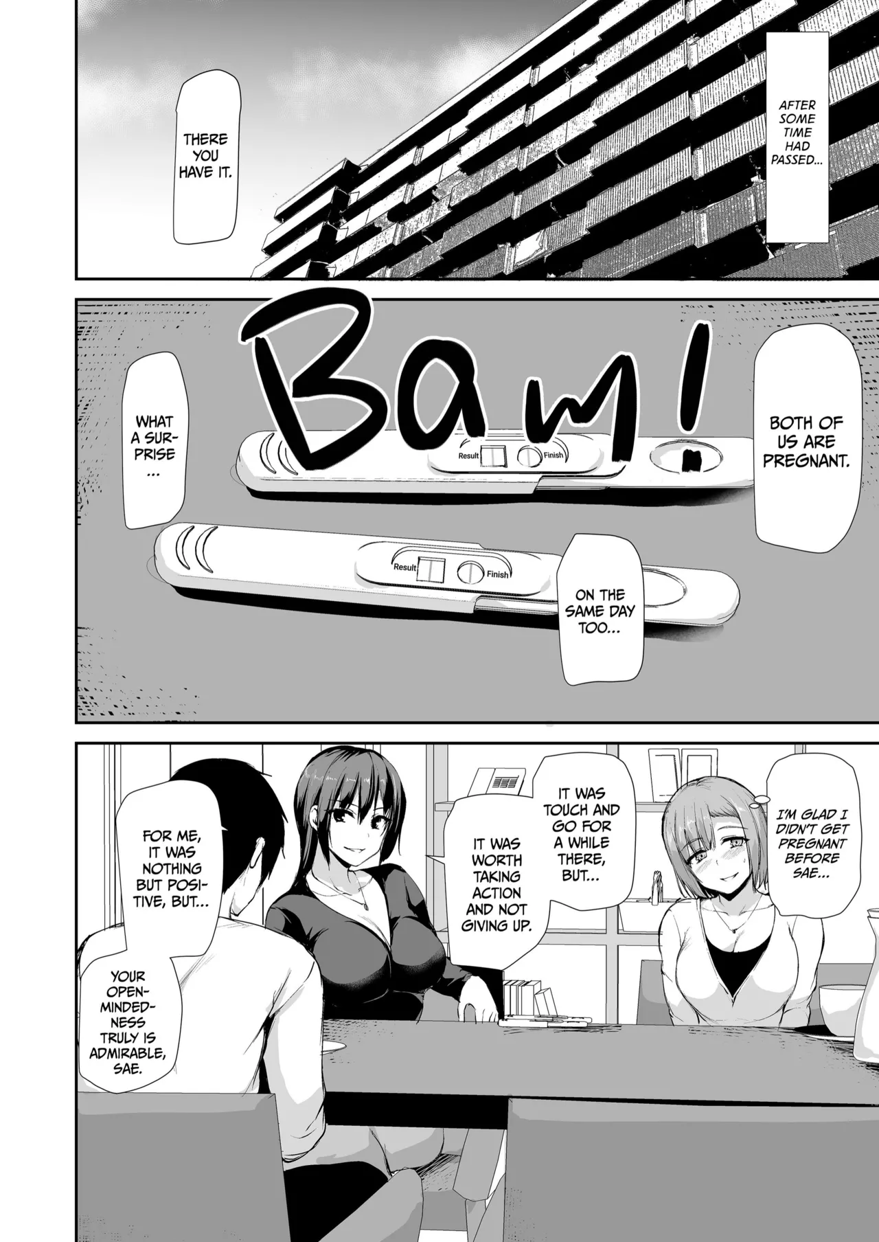 Kyonyuu Ga Futariinai To Bokkishinai Otto No Tame Ni Tomodachi O Tsuretekita Tsuma Chapter 1-3 page 201