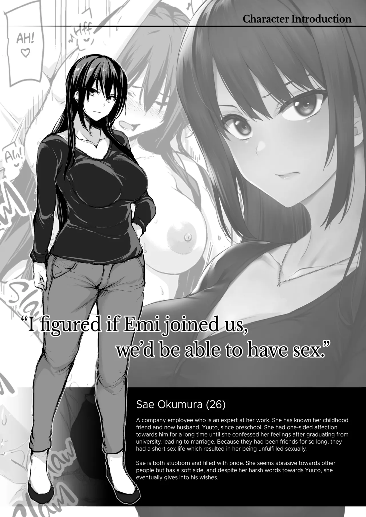 Kyonyuu Ga Futariinai To Bokkishinai Otto No Tame Ni Tomodachi O Tsuretekita Tsuma Chapter 1-3 page 66