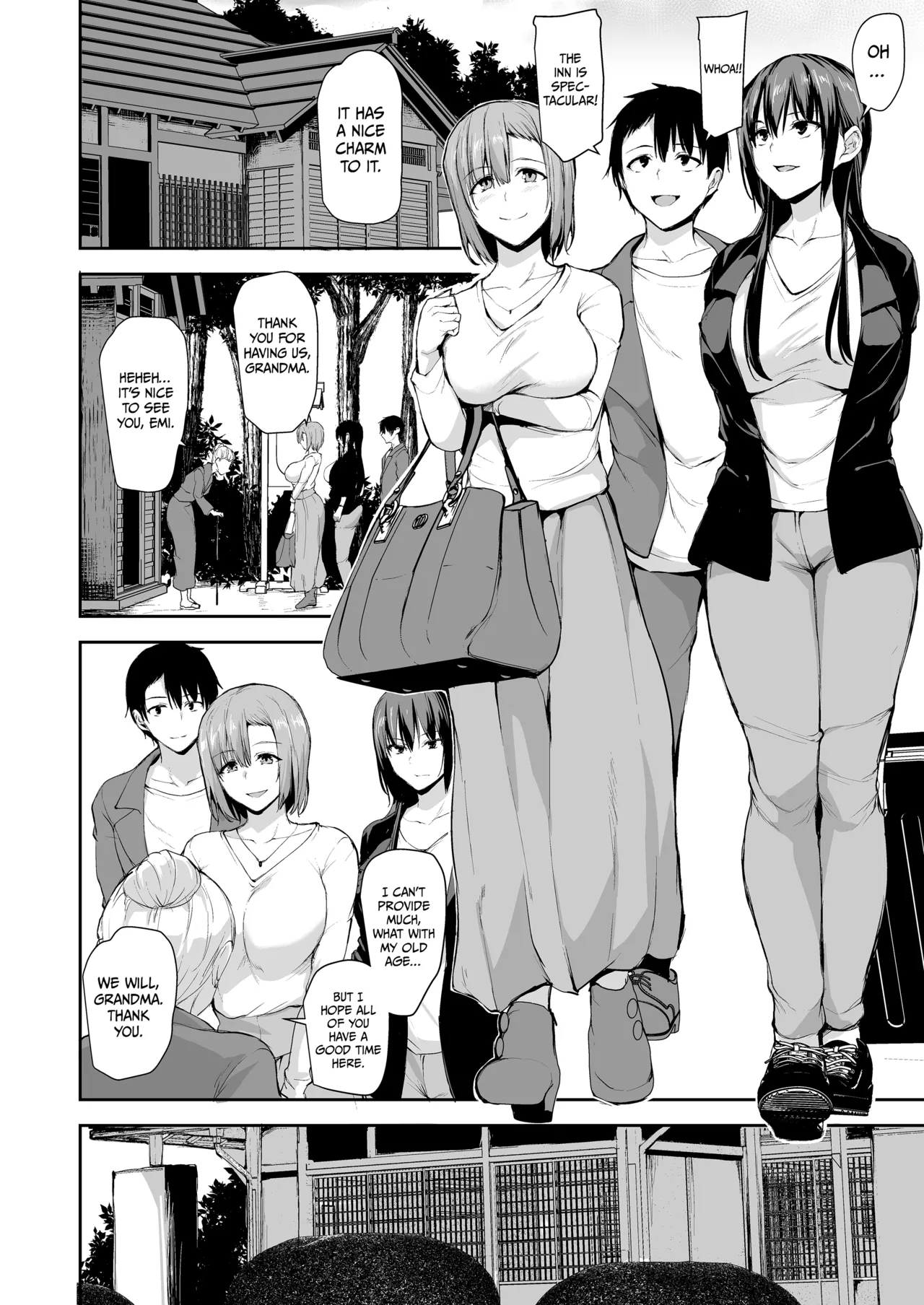 Kyonyuu Ga Futariinai To Bokkishinai Otto No Tame Ni Tomodachi O Tsuretekita Tsuma Chapter 1-3 page 74
