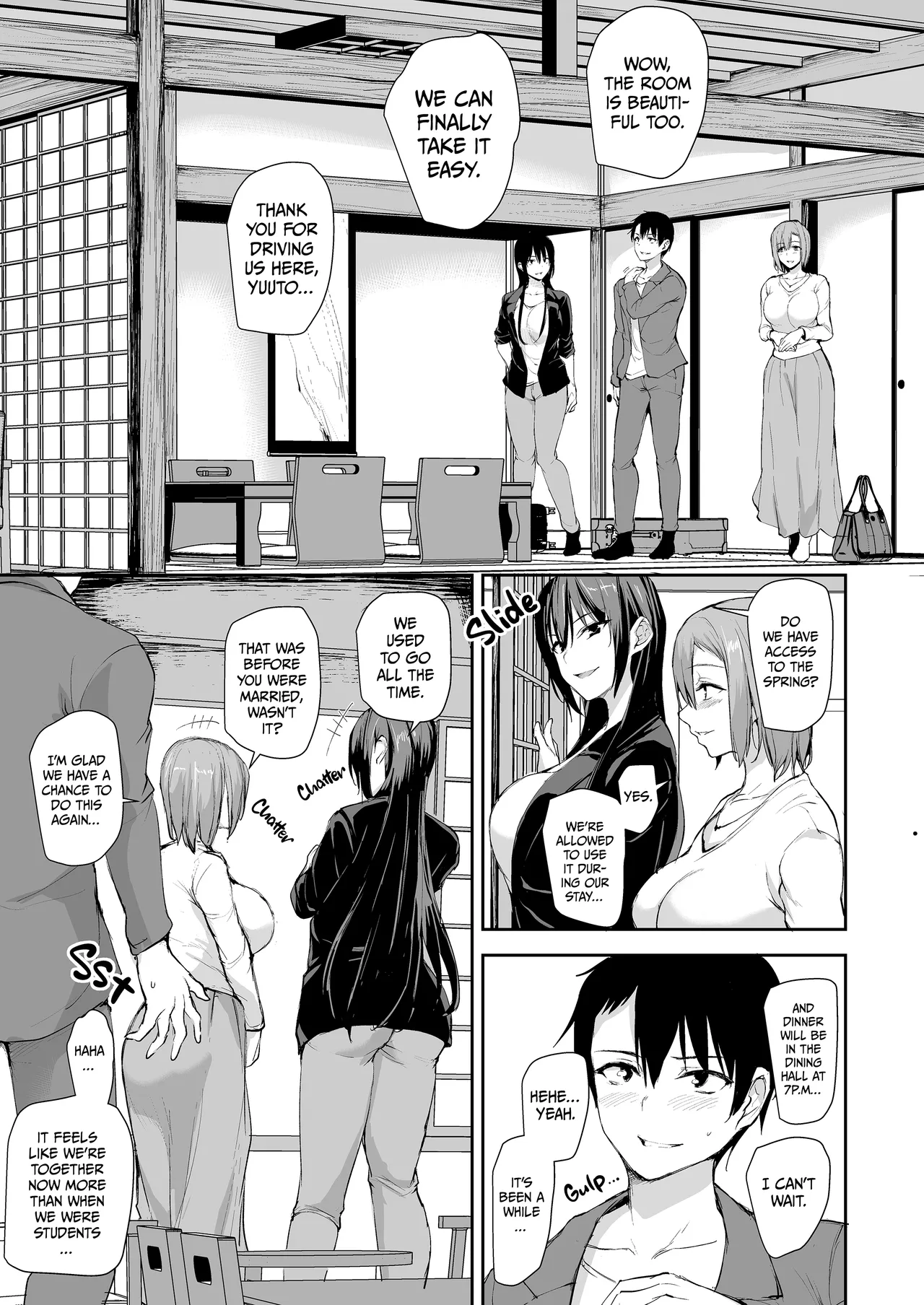 Kyonyuu Ga Futariinai To Bokkishinai Otto No Tame Ni Tomodachi O Tsuretekita Tsuma Chapter 1-3 page 75