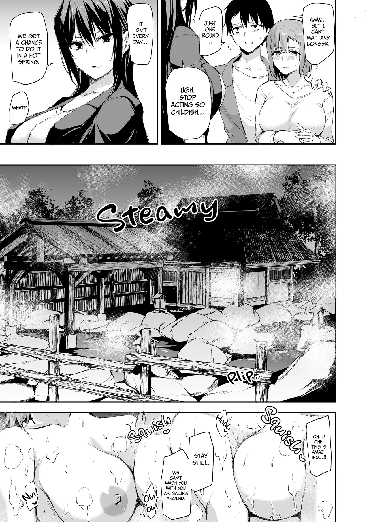 Kyonyuu Ga Futariinai To Bokkishinai Otto No Tame Ni Tomodachi O Tsuretekita Tsuma Chapter 1-3 page 77