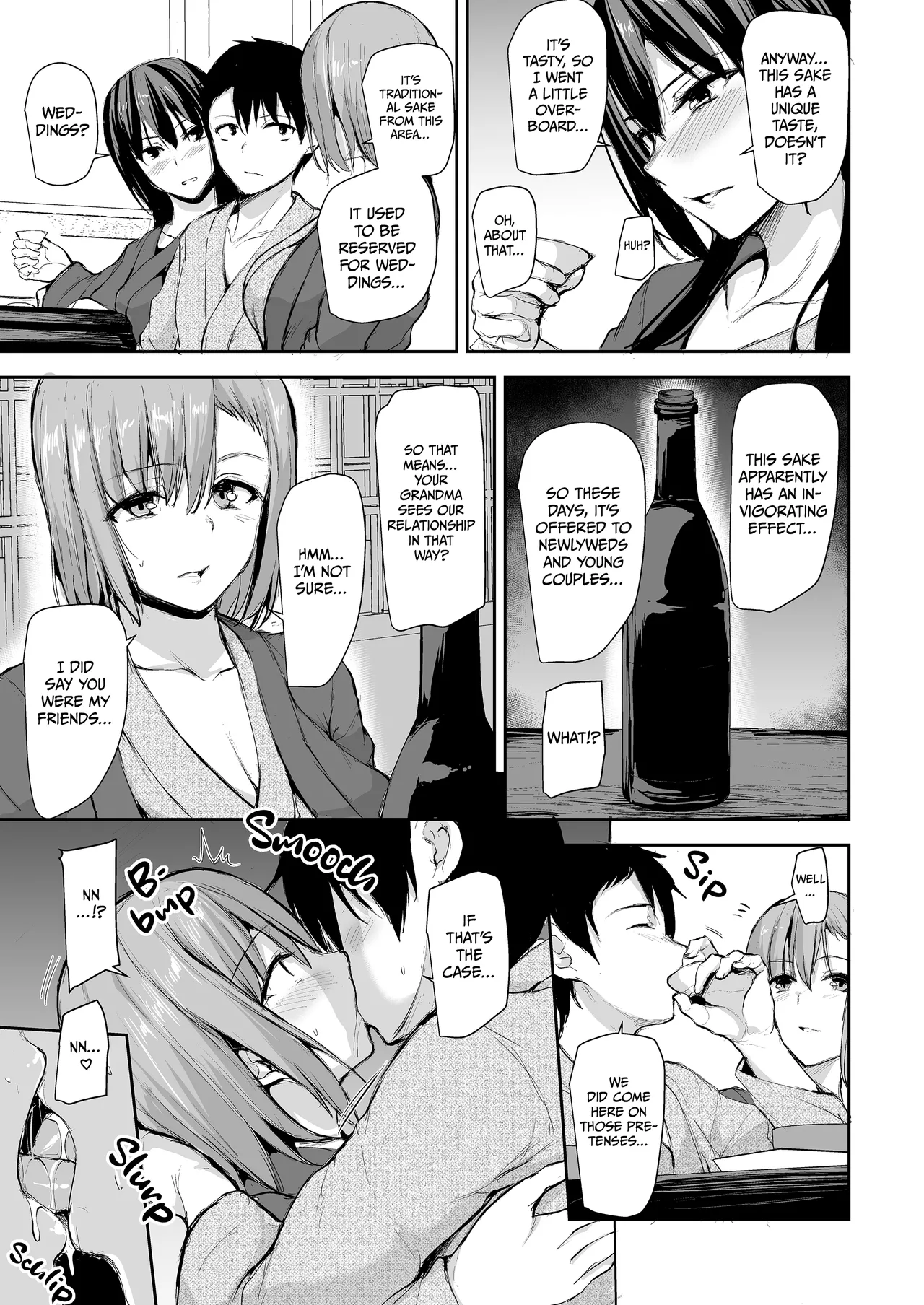 Kyonyuu Ga Futariinai To Bokkishinai Otto No Tame Ni Tomodachi O Tsuretekita Tsuma Chapter 1-3 page 95