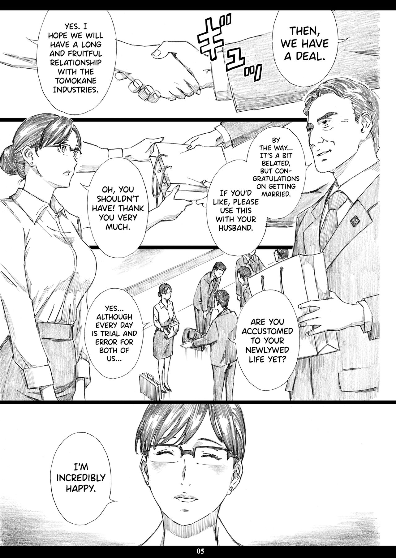 Kyonyuu Onna Joushi Saimin Shinkon Seikatsu page 4