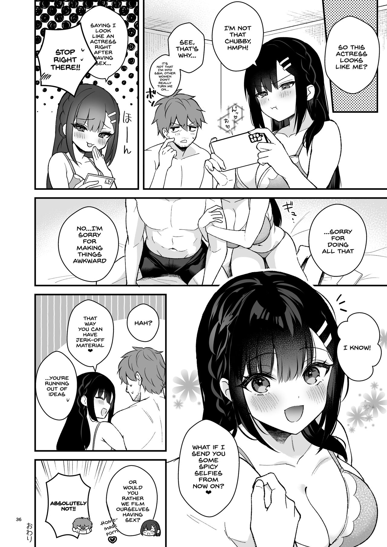 Kyou wa Ijiwaru Suru Hi page 36