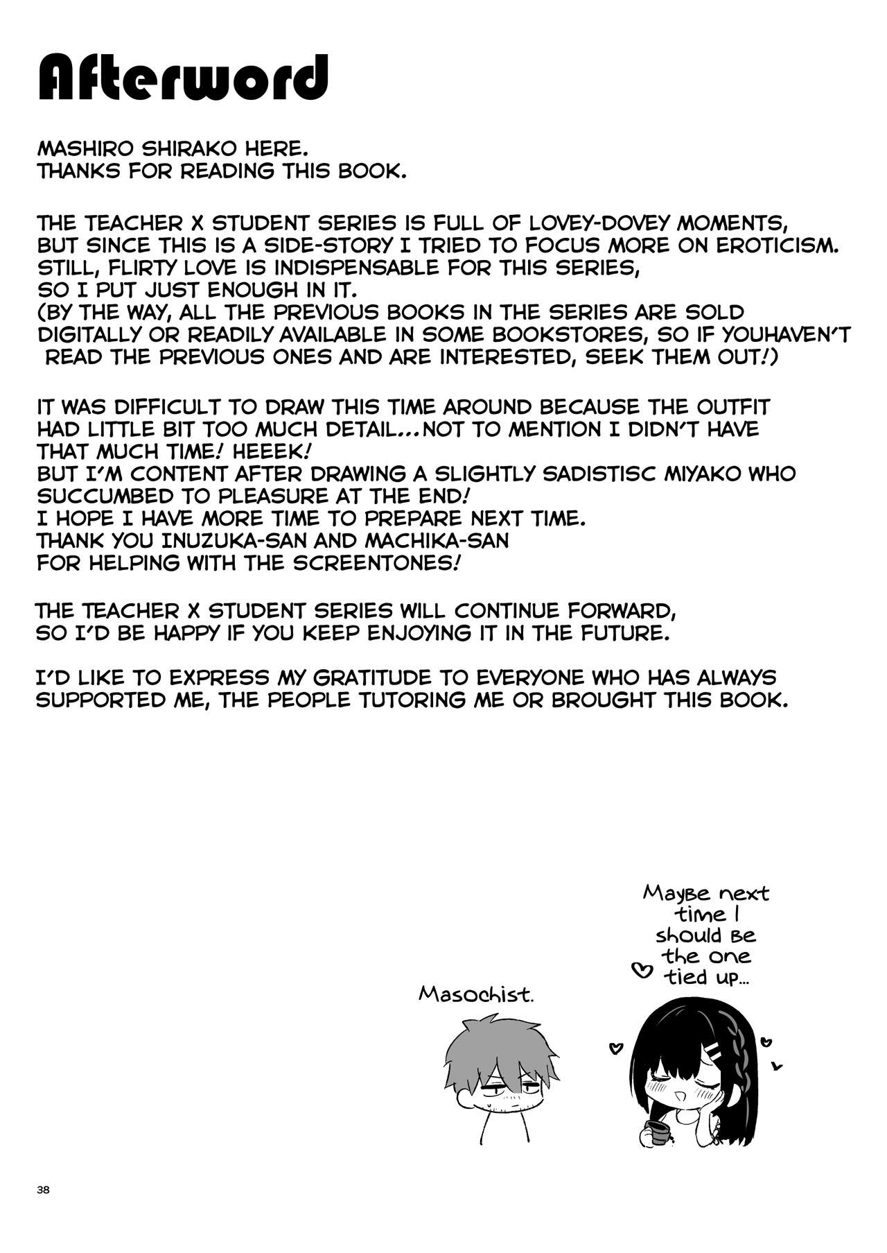 Kyou wa Ijiwaru Suru Hi page 38