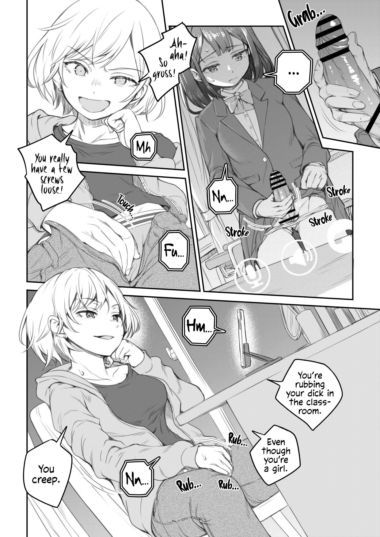 Kyoushitsu de Remote Hitori H Saserareru Futanari-chan page 2