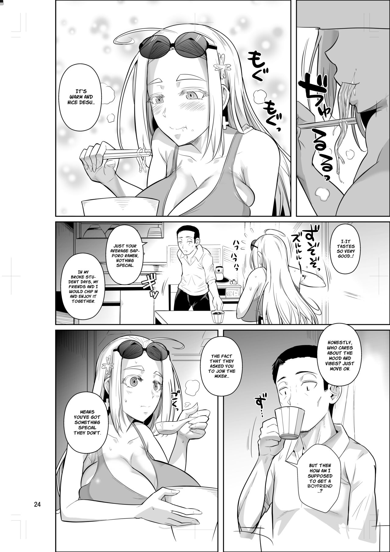 Lands a Job at a Foreign Student Dorm page 25