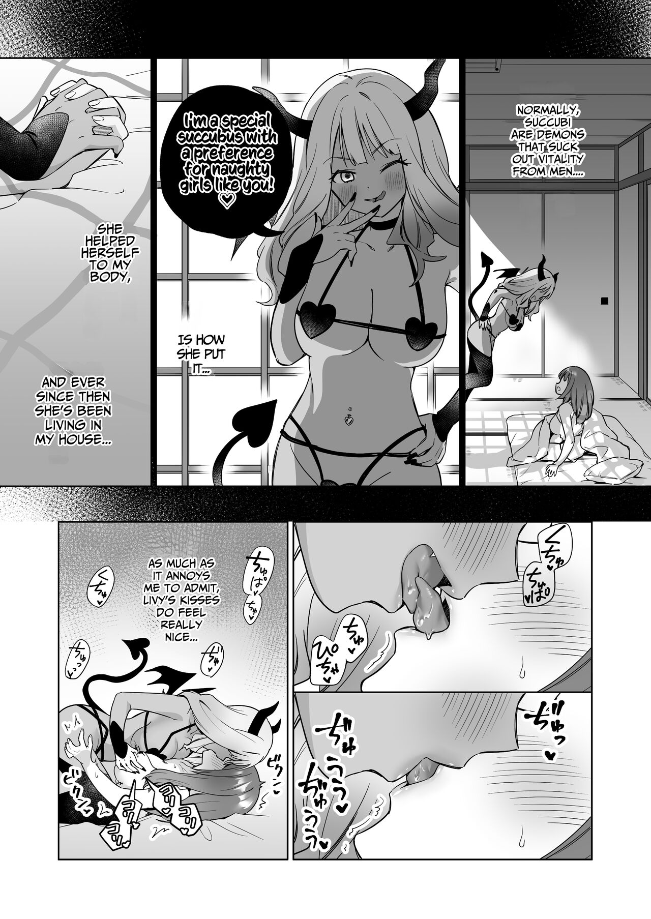 Lesbian Awakening: Succubus vs Kunoichi! ~Don't Use My Body to Fight your Sexy Lesbian Battle~ page 10