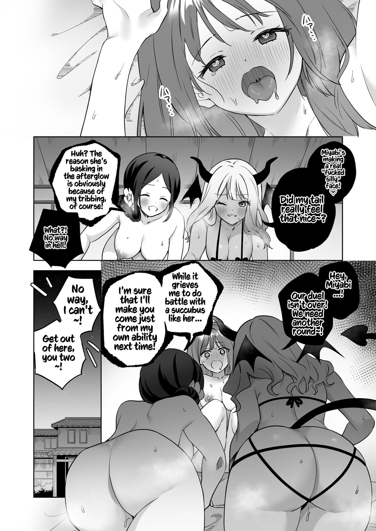 Lesbian Awakening: Succubus vs Kunoichi! ~Don't Use My Body to Fight your Sexy Lesbian Battle~ page 33