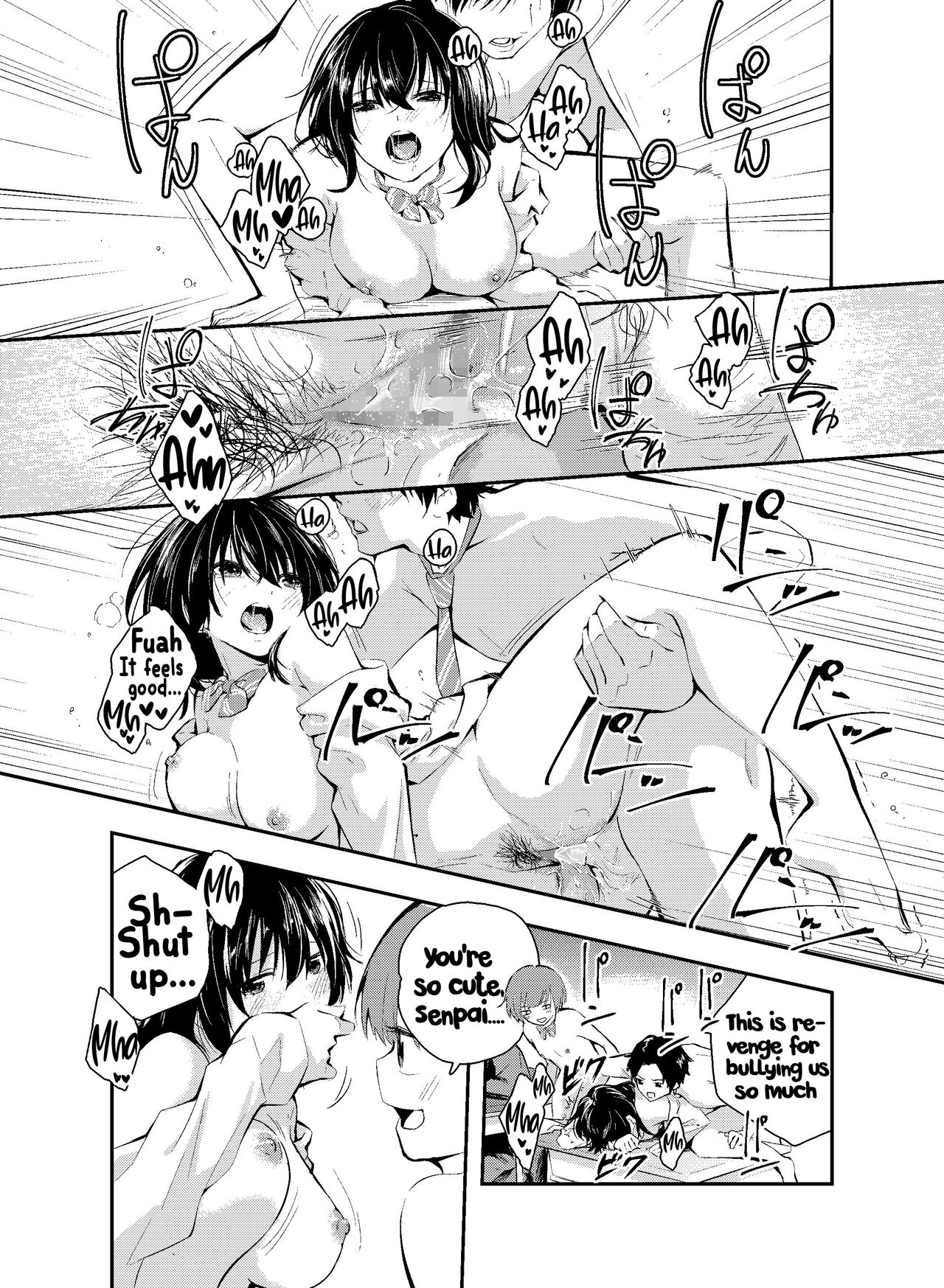 Let's do an experiment. Can we take lessons naked without our classmates discovering us...? page 40