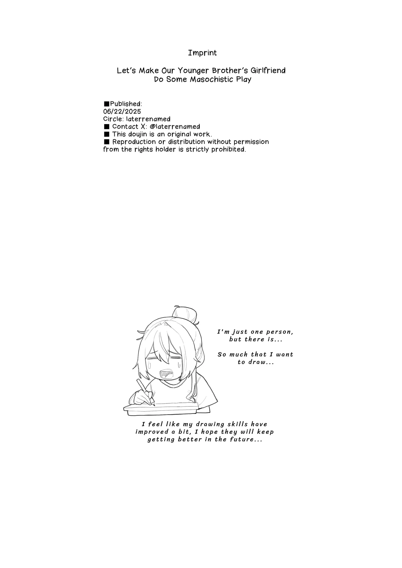 Let's Make Our Brother's Girlfriend Do Some Masochistic Play page 60