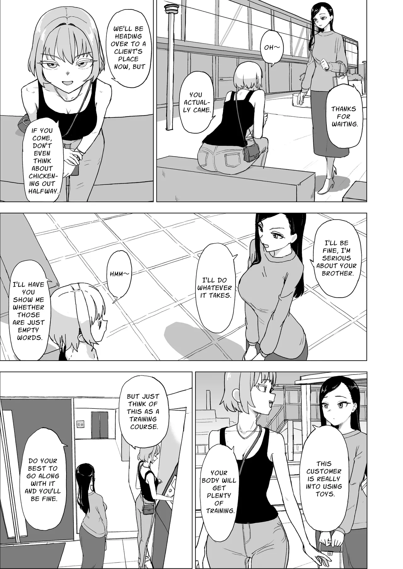 Let's Make Our Brother's Girlfriend Do Some Masochistic Play page 7
